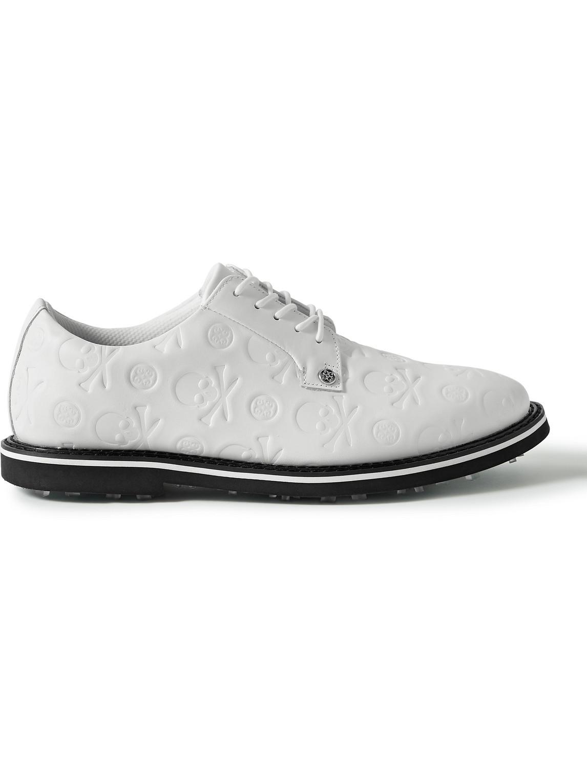 G/FORE Gallivanter Logo-debossed Leather Golf Shoes in White for Men | Lyst