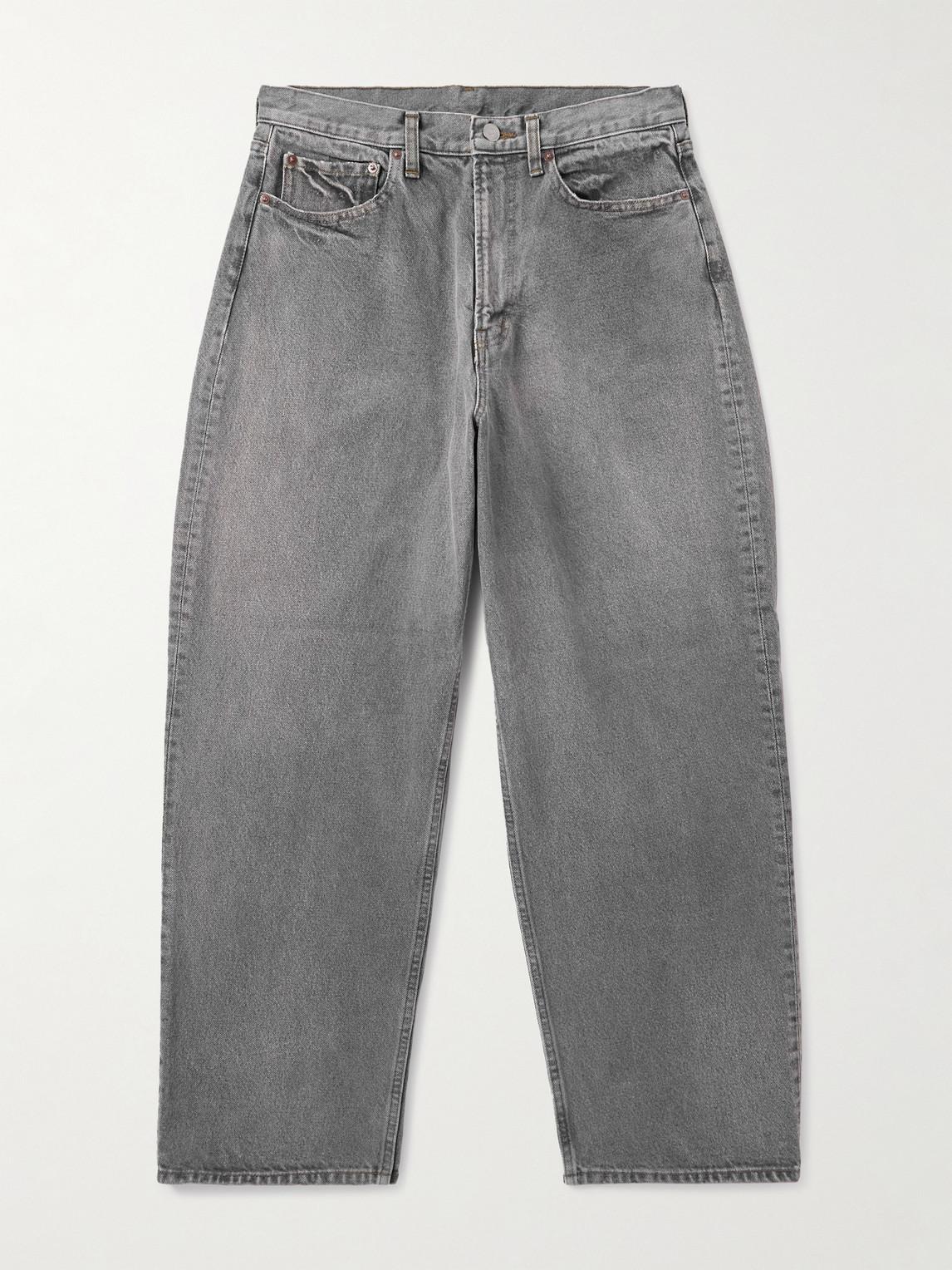 A.PRESSE Vintage Gray Denim Pants a.presse Vintage Gray Denim Pants