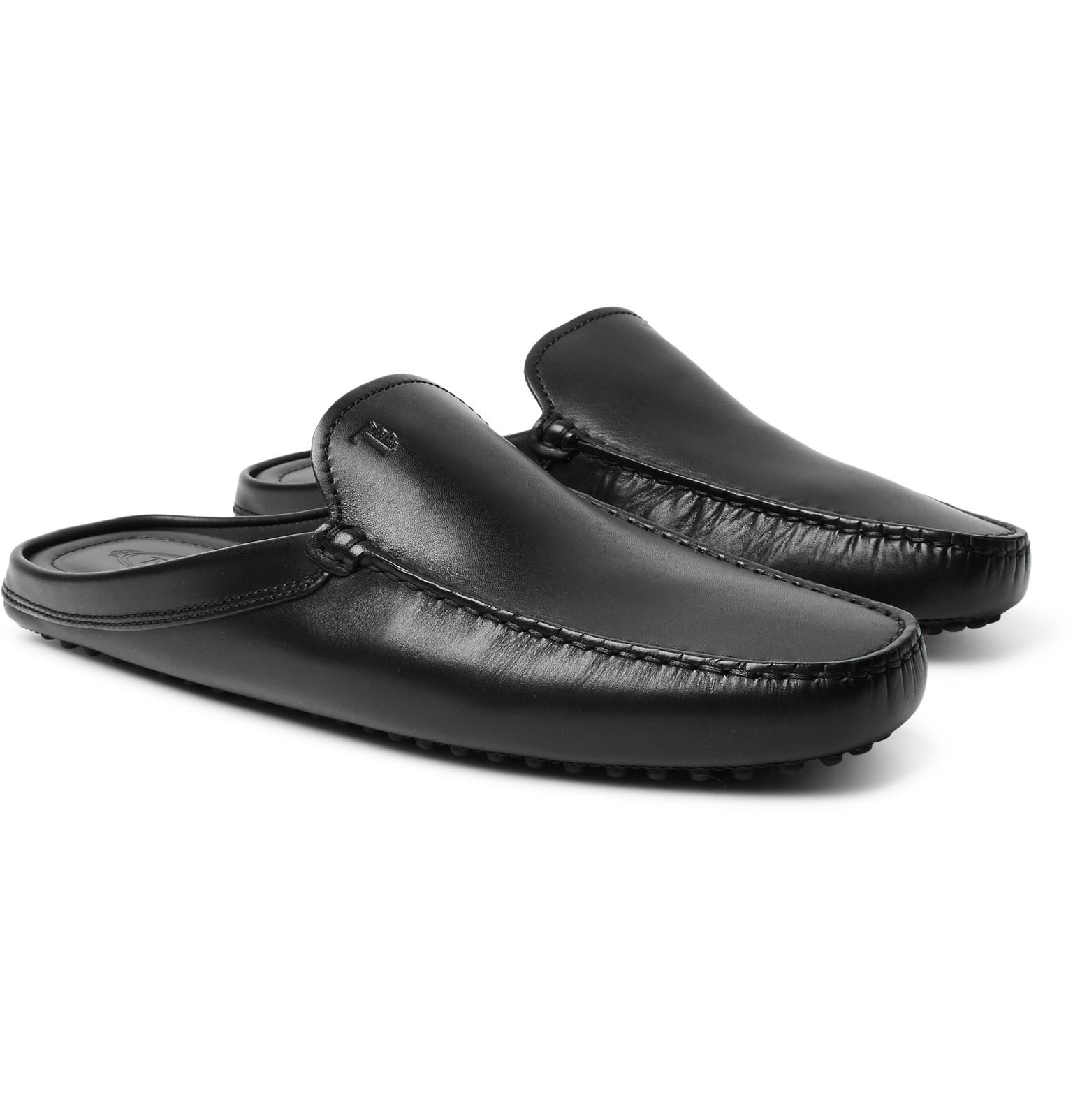 tods backless loafers