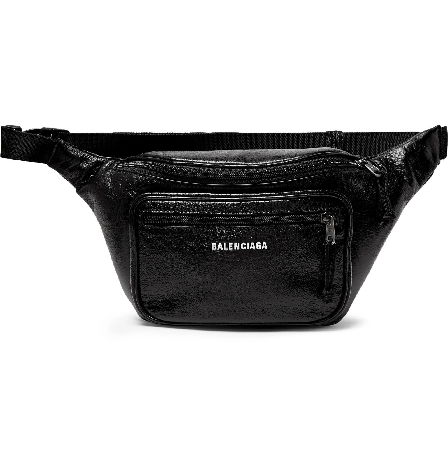 white balenciaga fanny pack