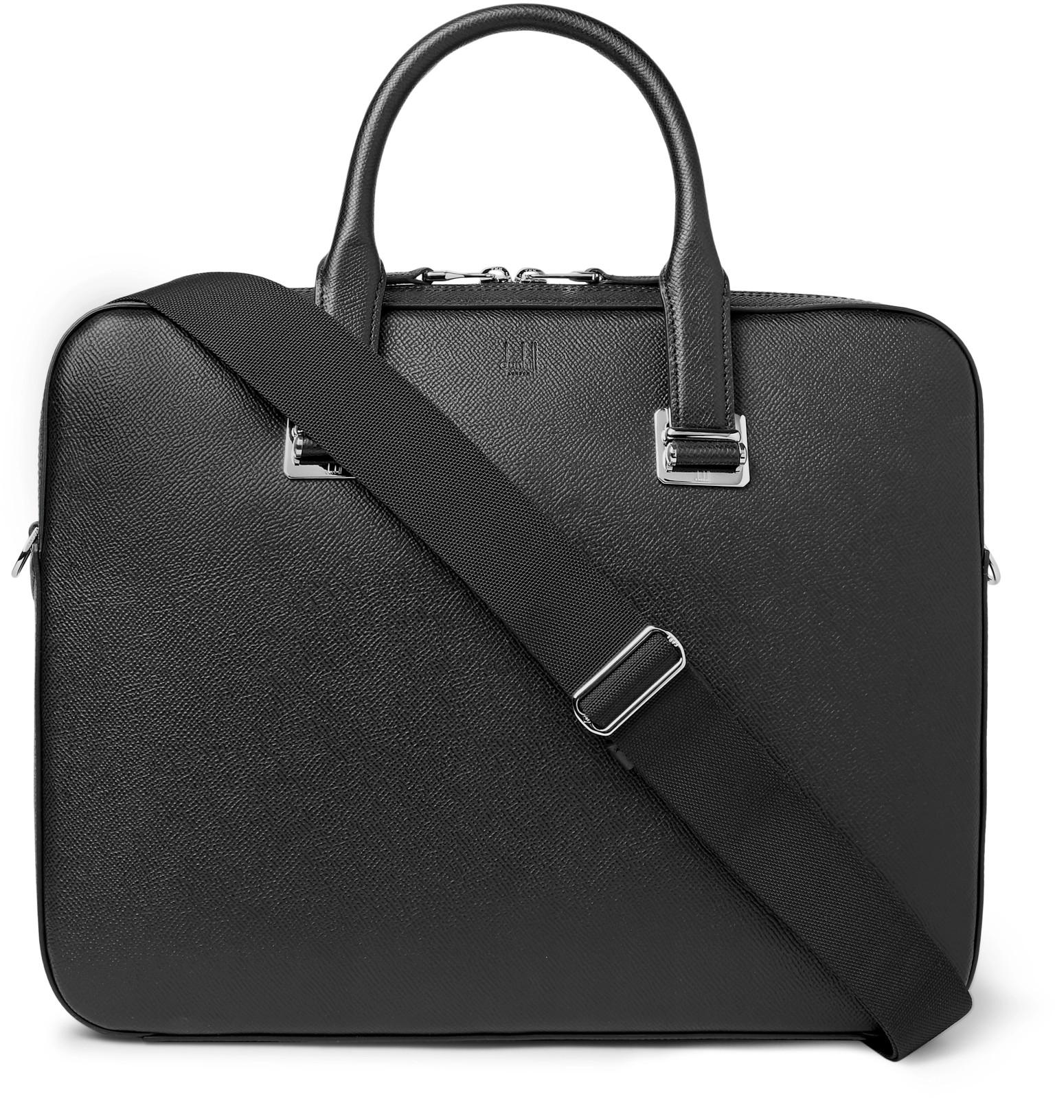 Dunhill Cadogan Full-grain Leather Briefcase in Black for Men - Lyst