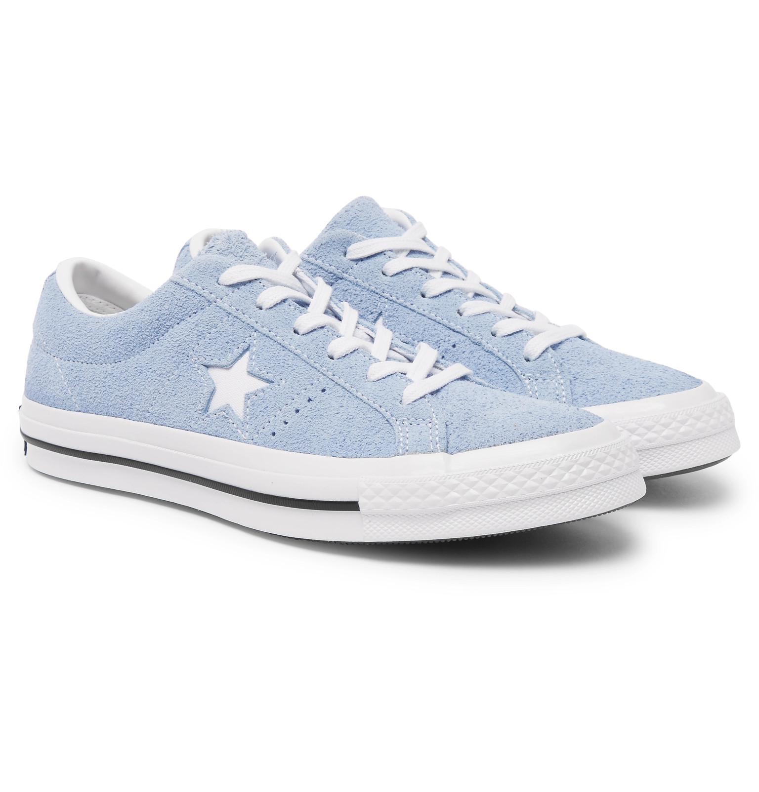 Converse One Star Ox Suede Sneakers in Blue for Men | Lyst