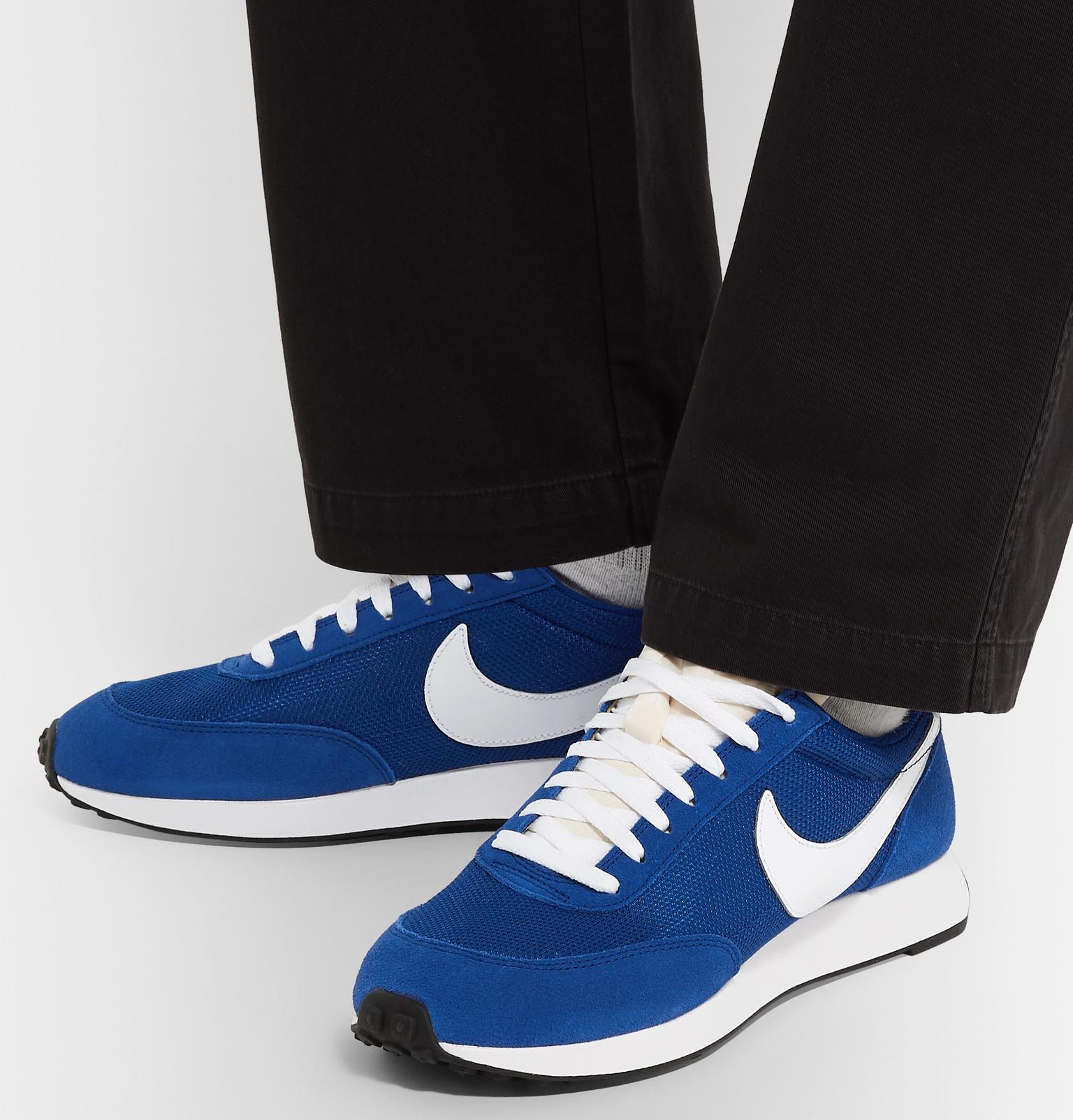 nike tailwind 79 white and blue
