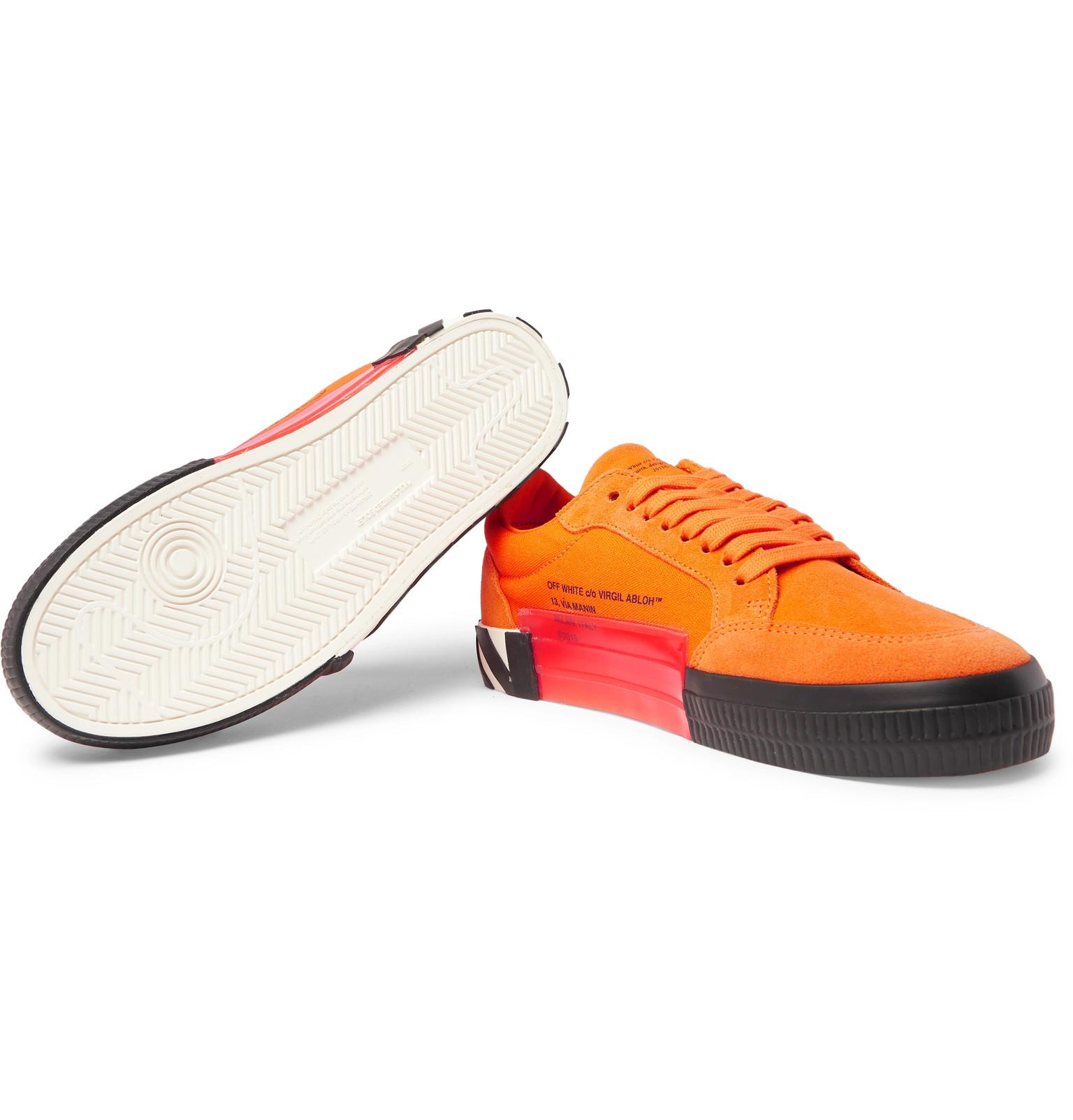 off white vulcanized low orange
