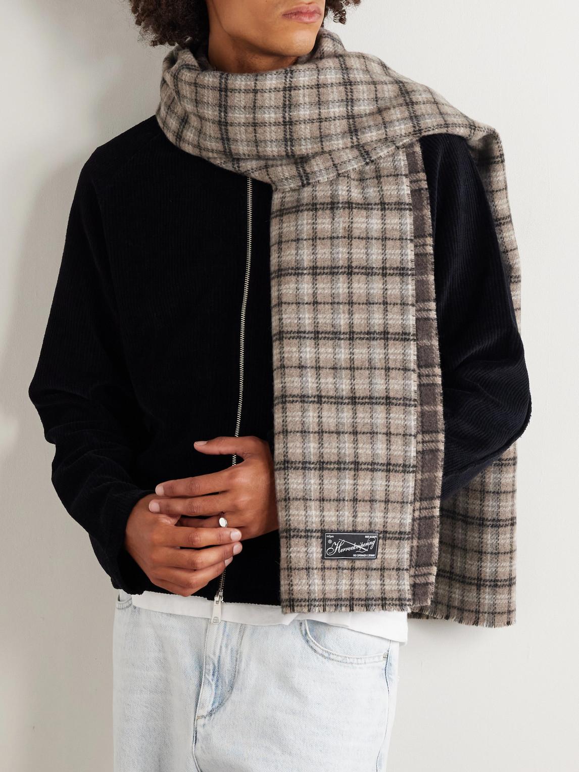 MFPEN herreekvipering】WOOL SCARF / BLUE MfpenWool Scarf Bright
