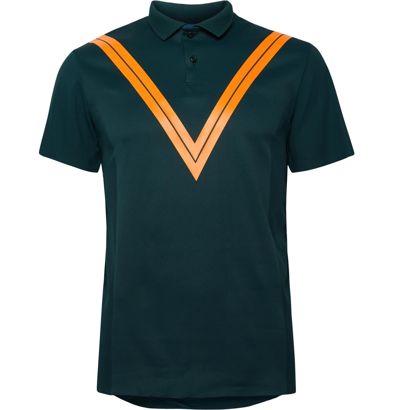 green nike polo shirt