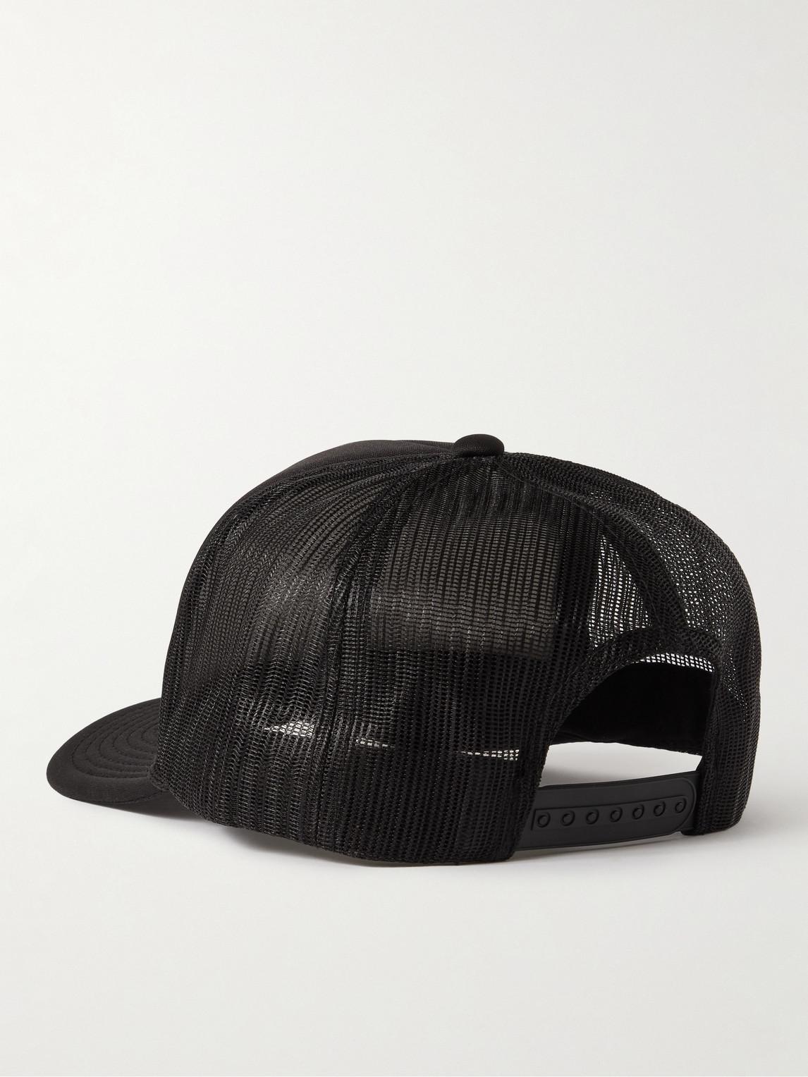 GALLERY DEPT. Logo-Print Foam And Mesh Trucker Cap in Black for