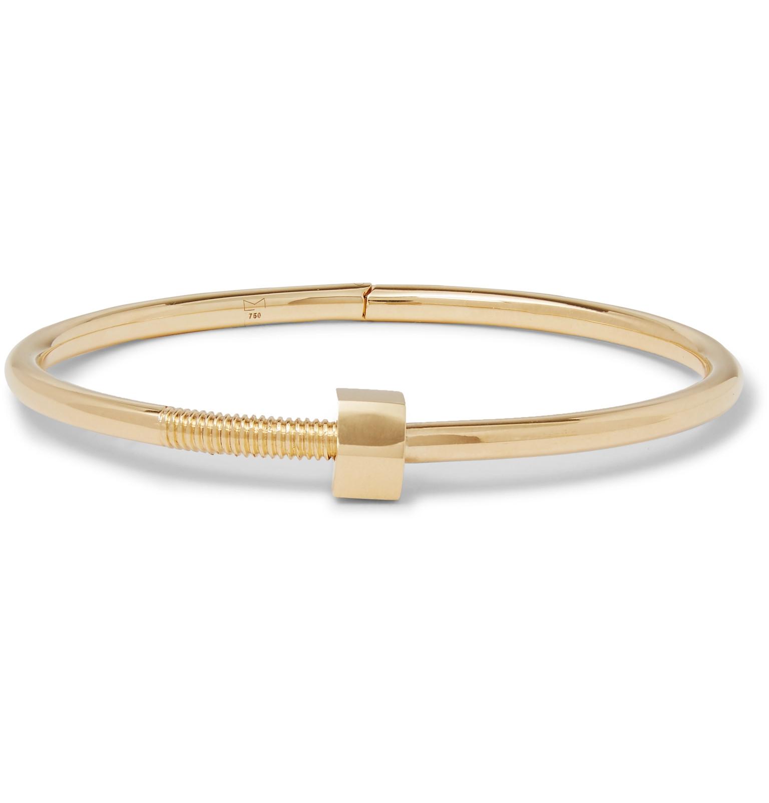 Luis Morais 18-karat Gold Bracelet in Metallic for Men - Lyst