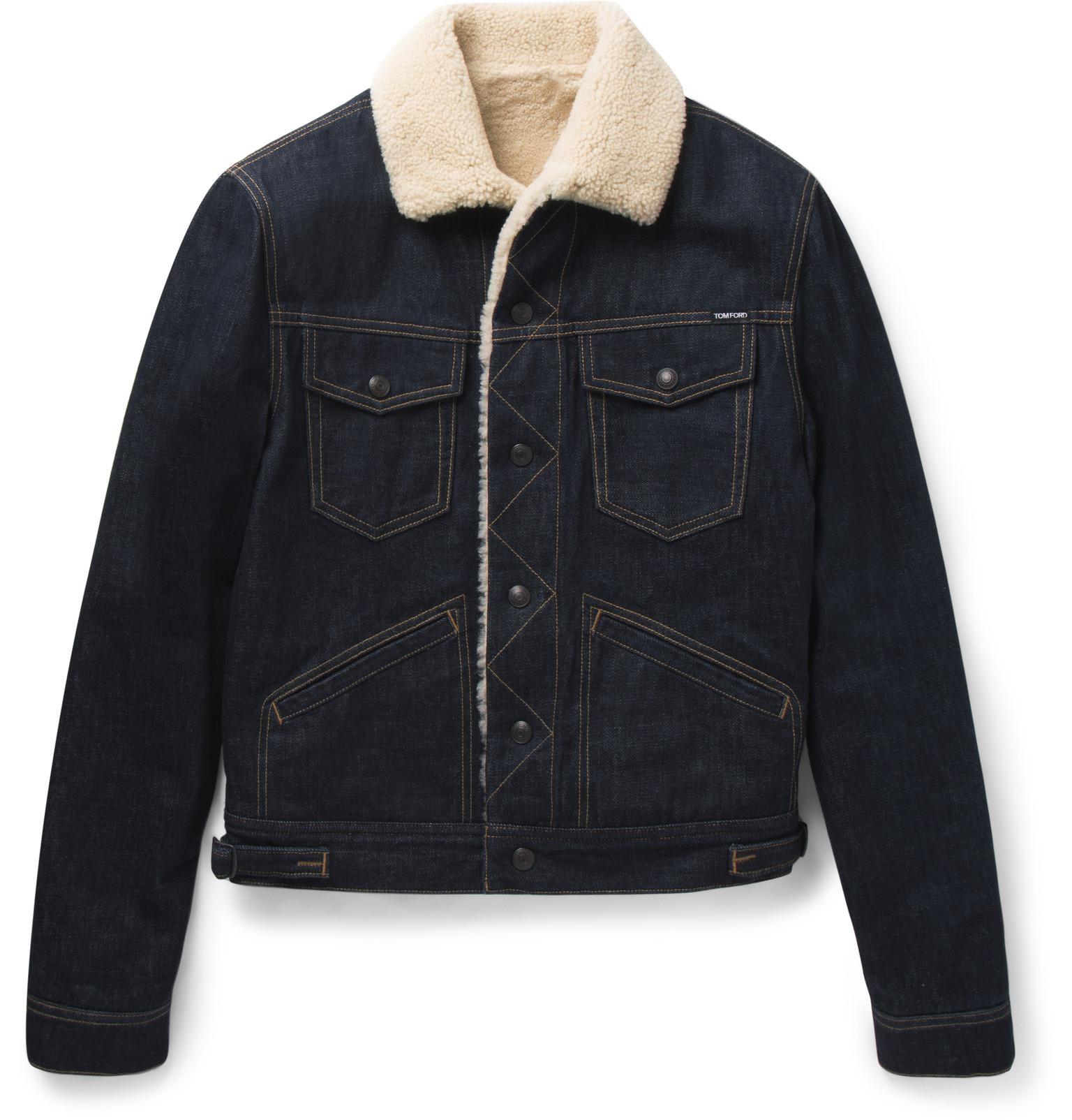 tom ford shearling jacket