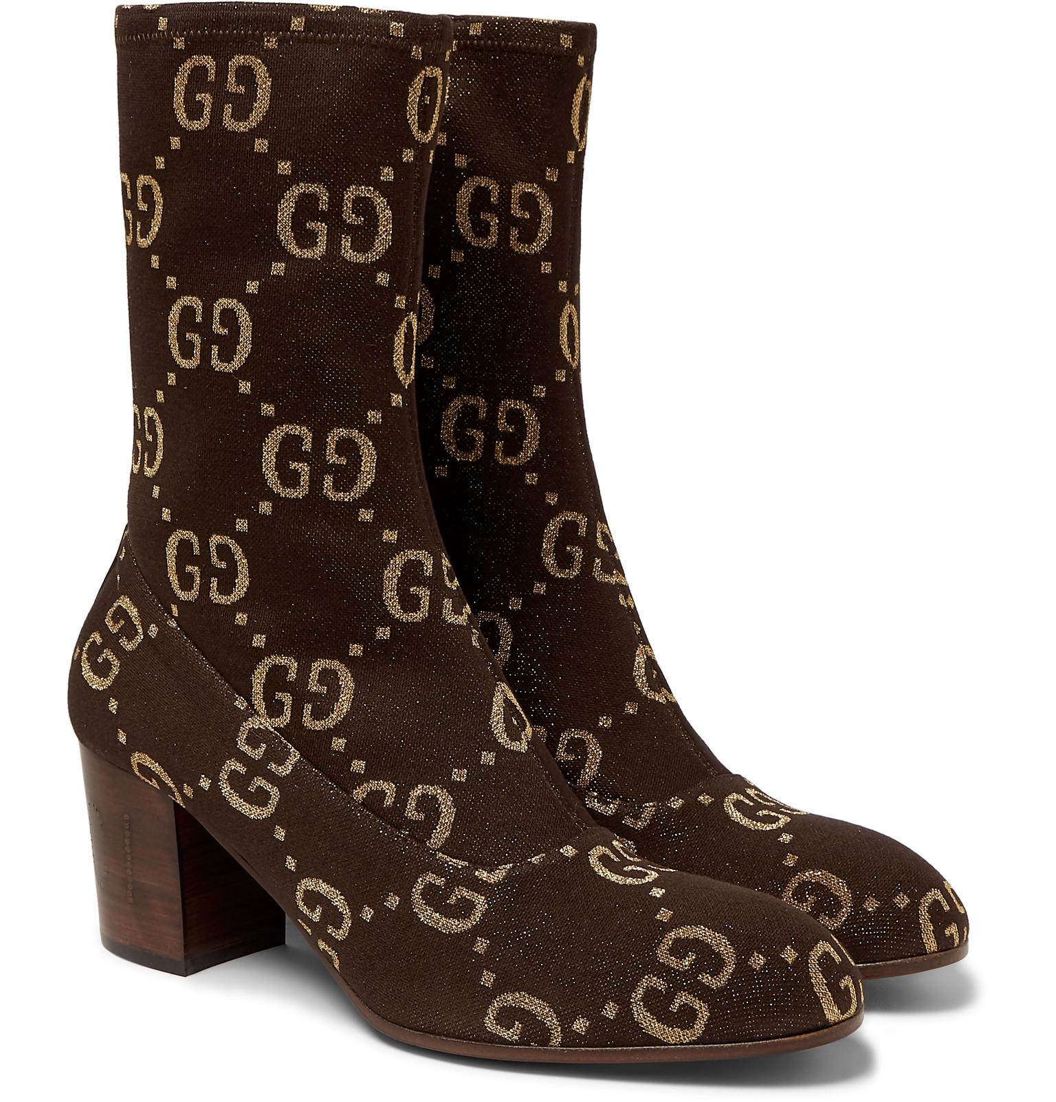 gucci boots with tassels