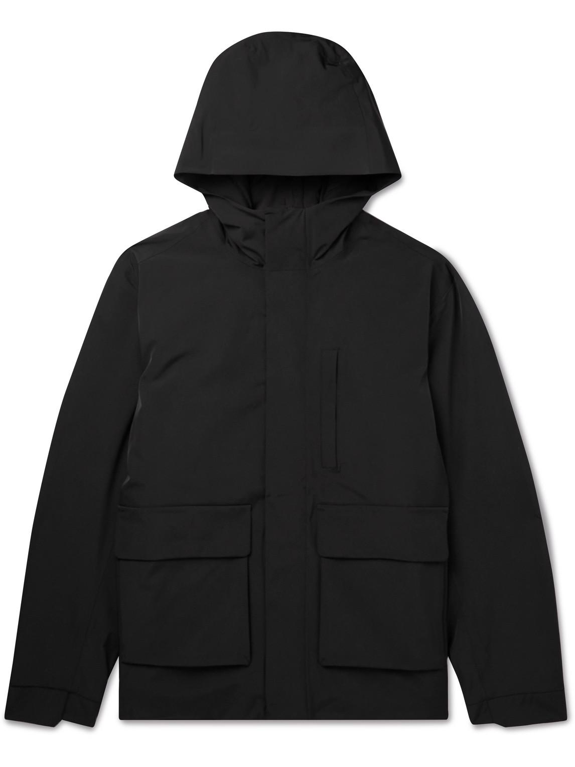 NN07 Greg 8240 Padded Shell Hooded Jacket in Black for Men | Lyst
