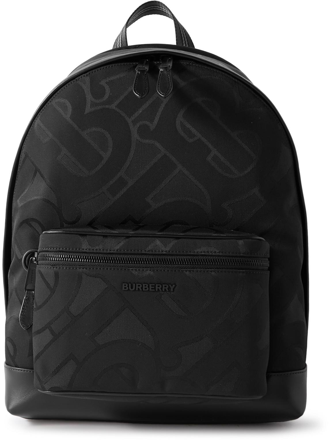 Burberry 8043706 MONOGRAM JACQUARD Backpack Black