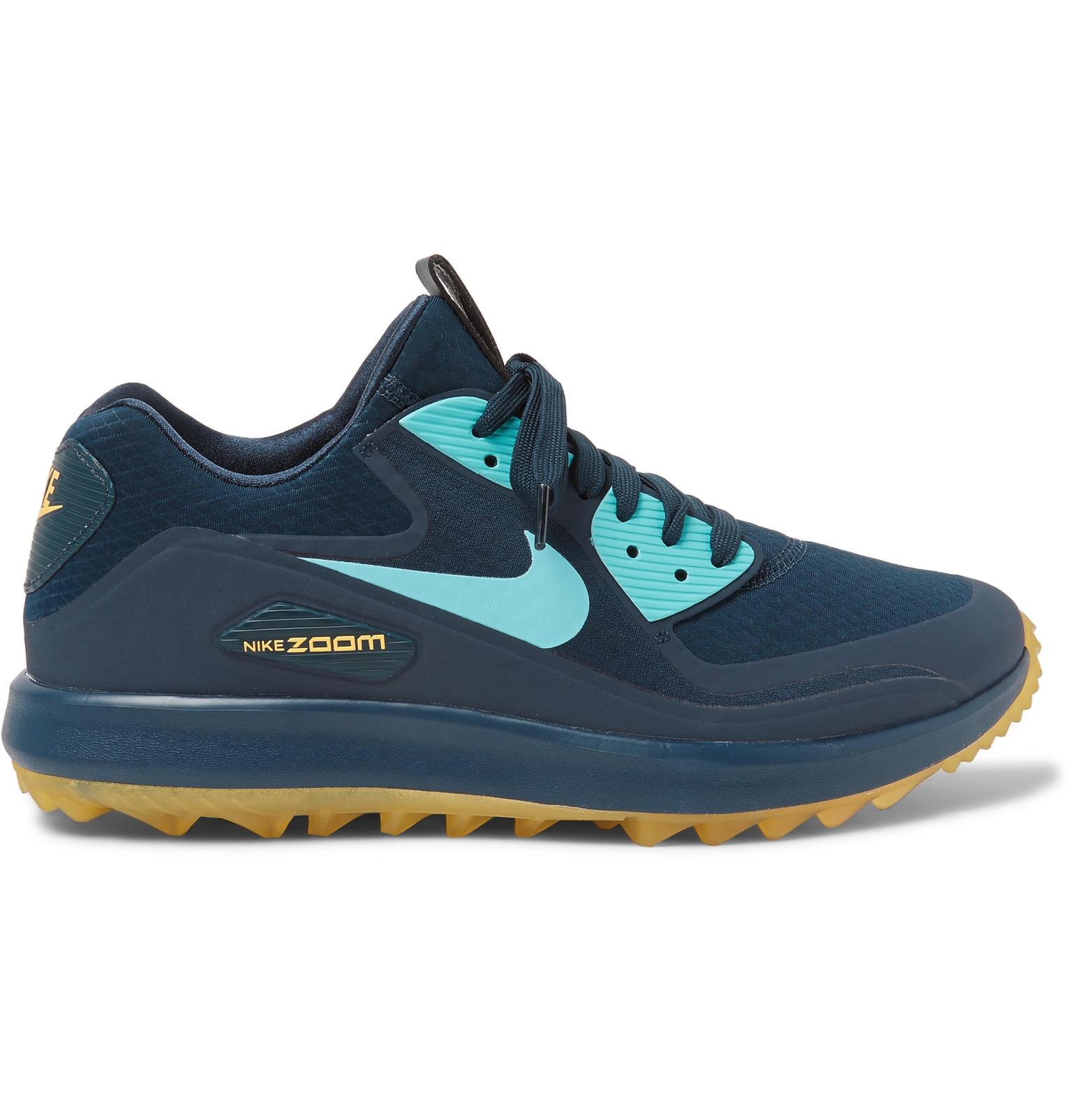 navy blue nike golf shoes