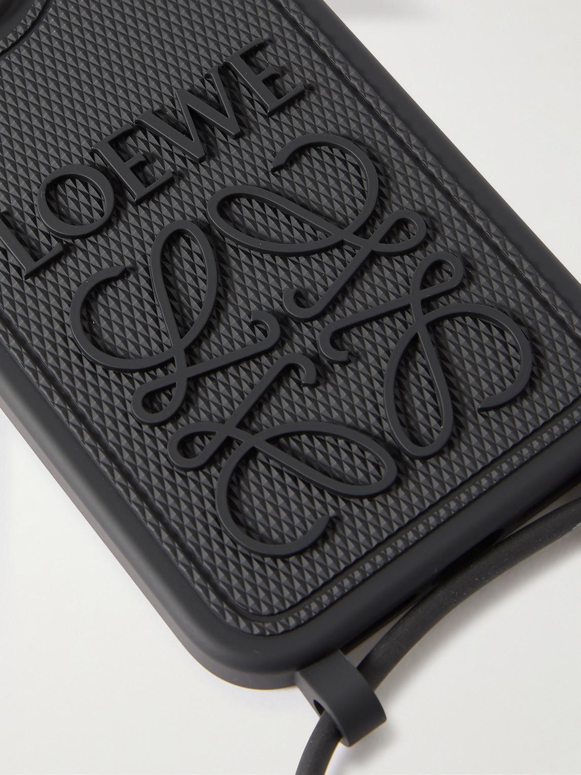 Loewe Logo-Debossed Rubber Iphone 14 Pro Max Case With Lanyard in