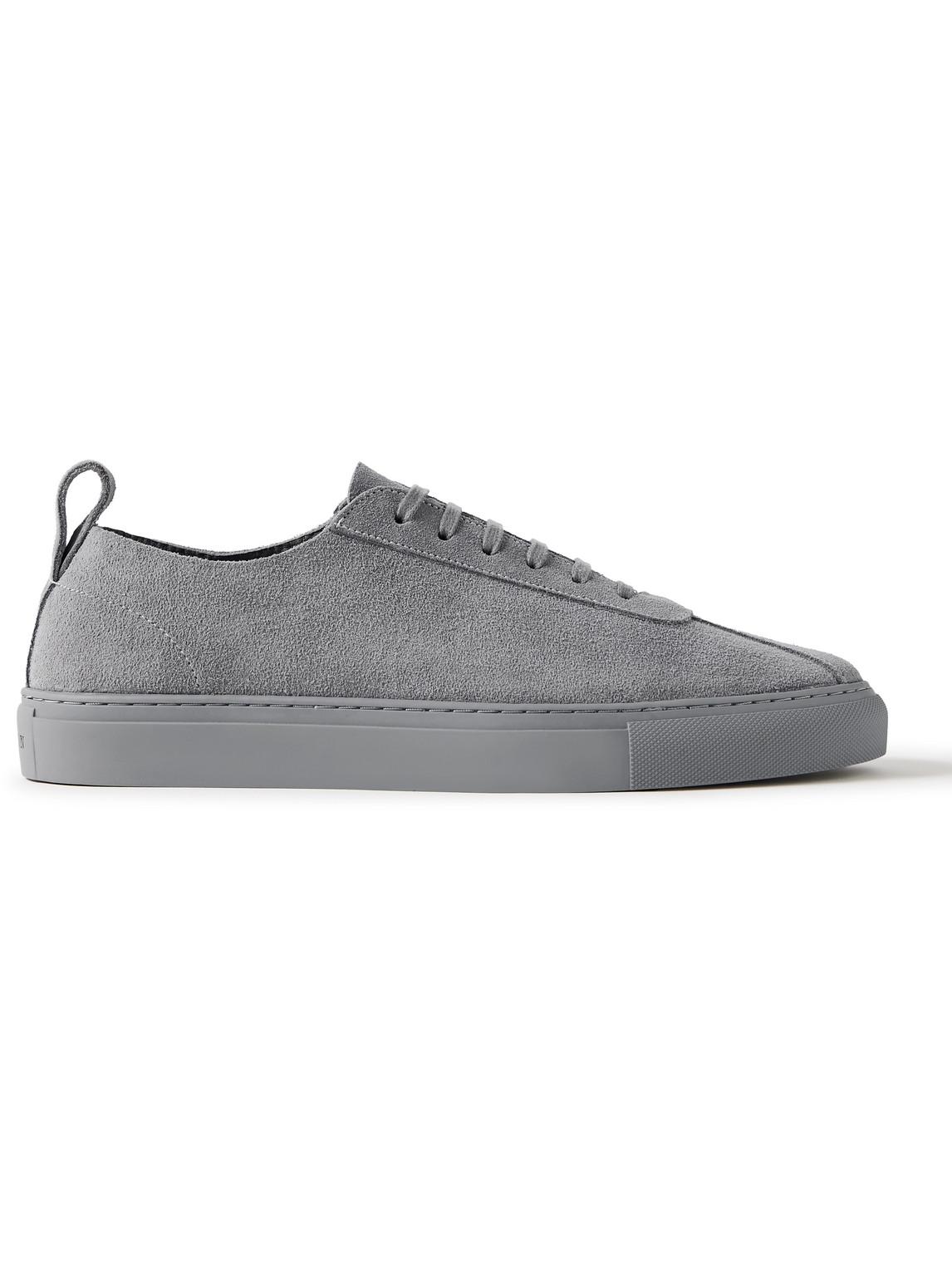 Grenson Suede Sneakers in Gray for Men Lyst