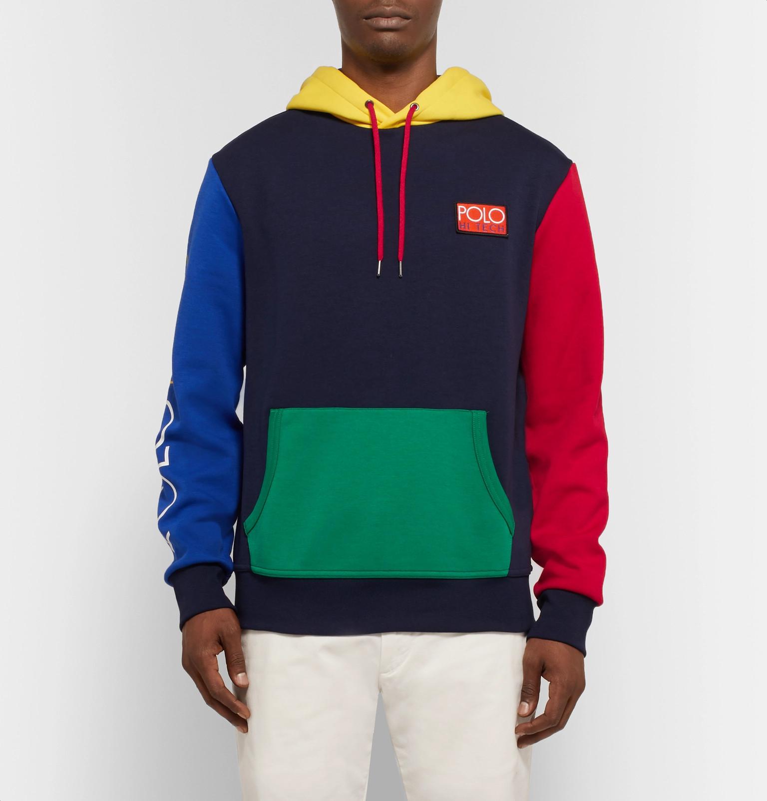 Shop Polo Hi Tech Color Blocked Hoodie | UP TO 55% OFF