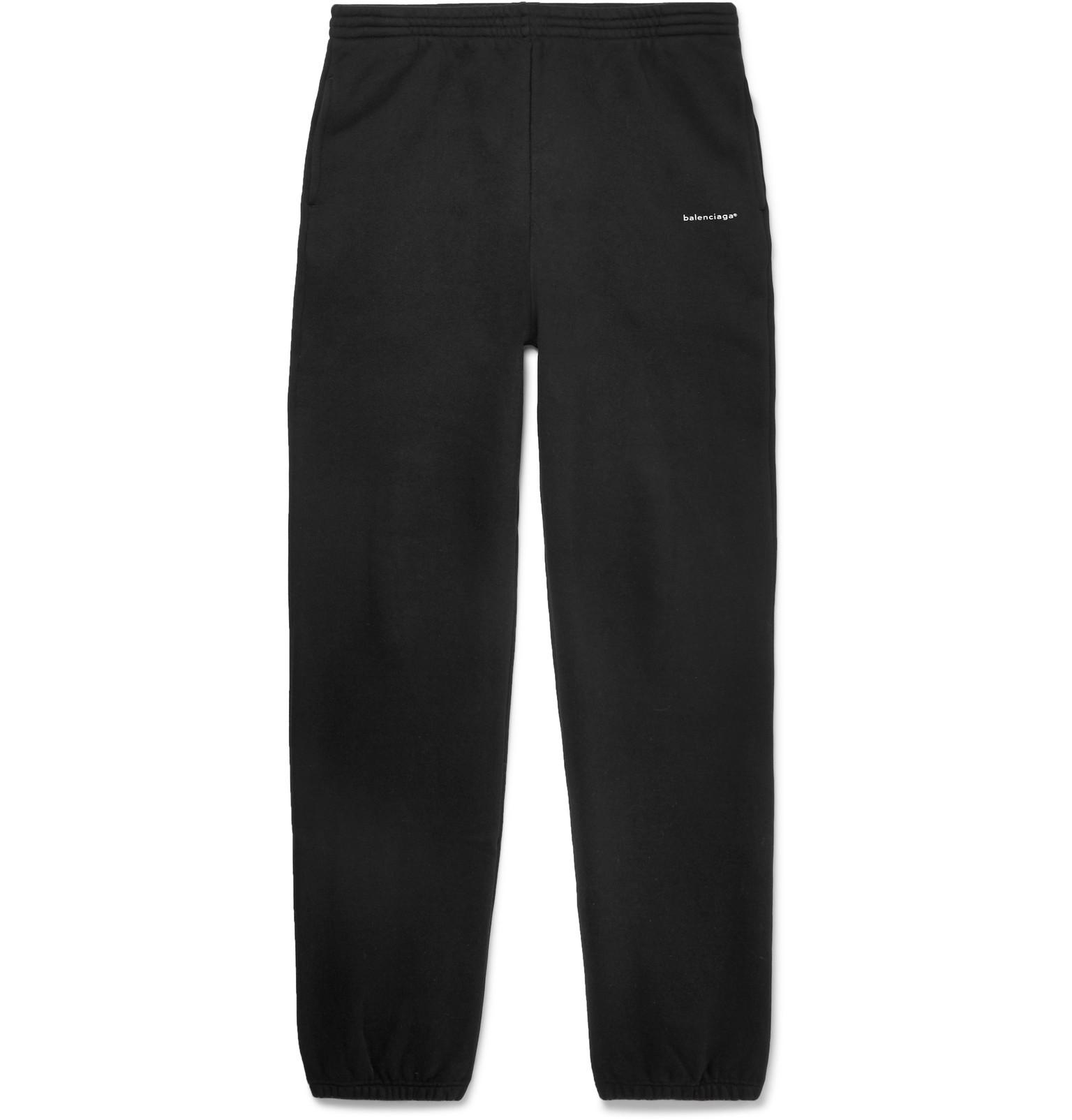 balenciaga logo sweatpants