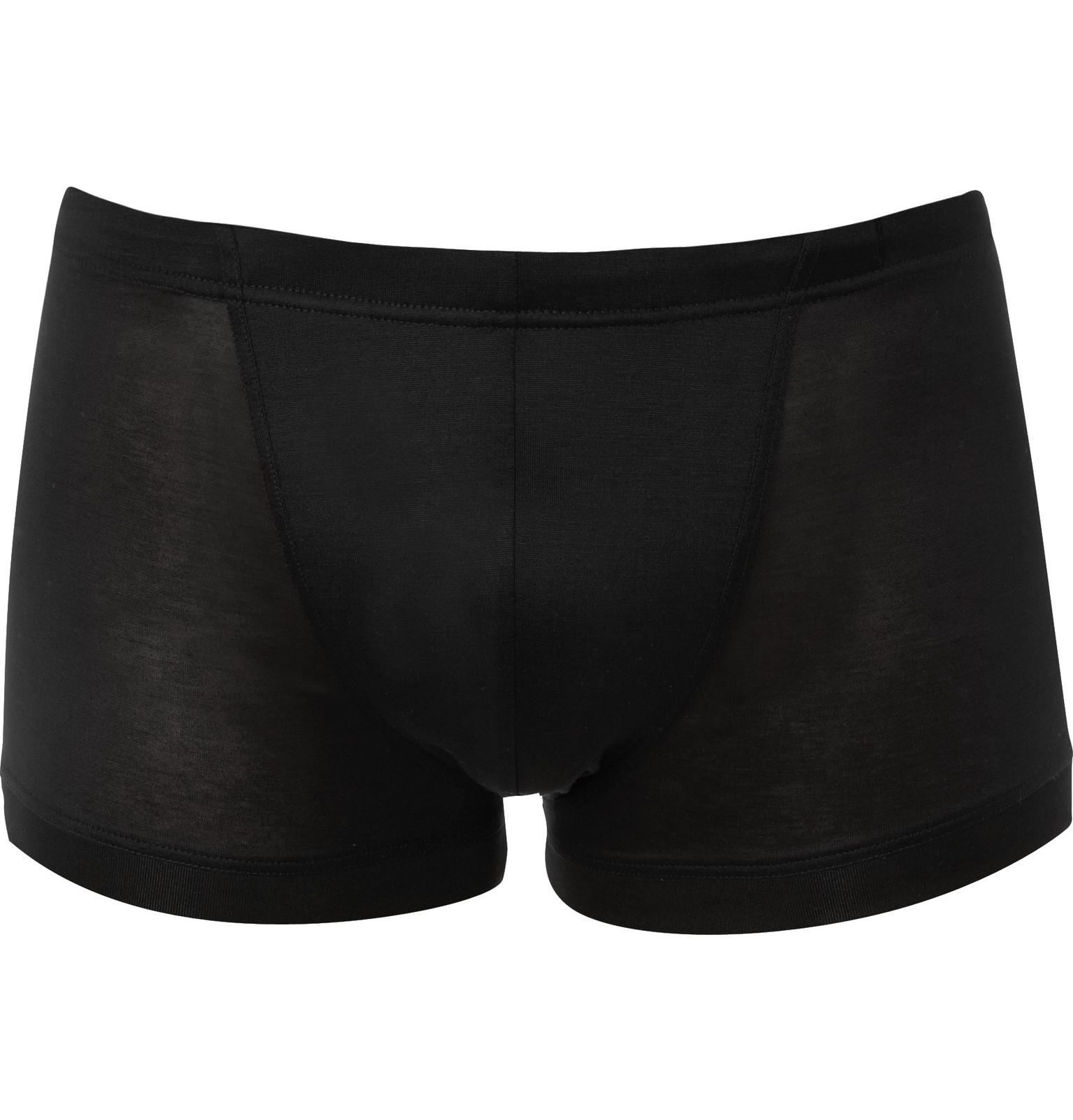 Lyst - Zimmerli Royal Classic Cotton Boxer Briefs in Black for Men