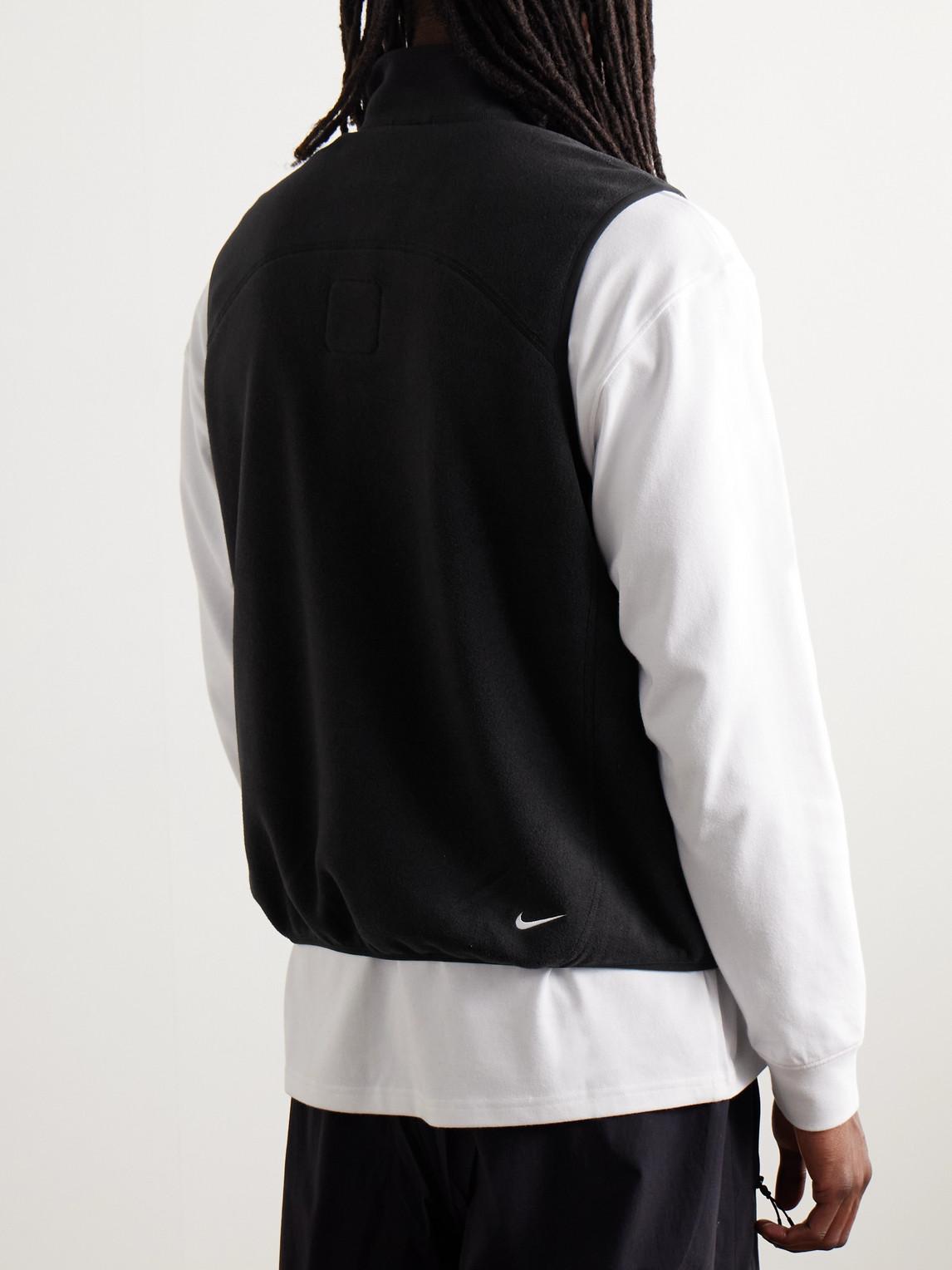 Nike Acg Wolf Tree Logo-embroidered Polartec® Fleece Half-zip