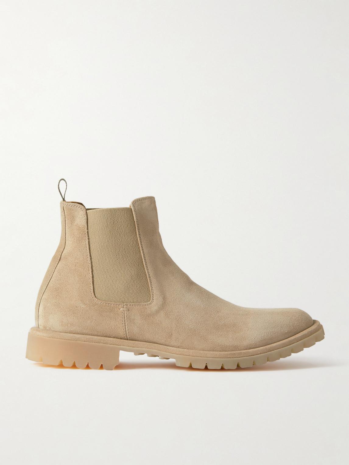 Officine Creative Stivali Chelsea Beige Stivaletti Chelsea In