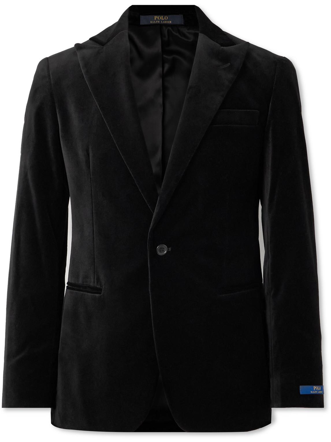 Black Cotton Velvet Emperor
