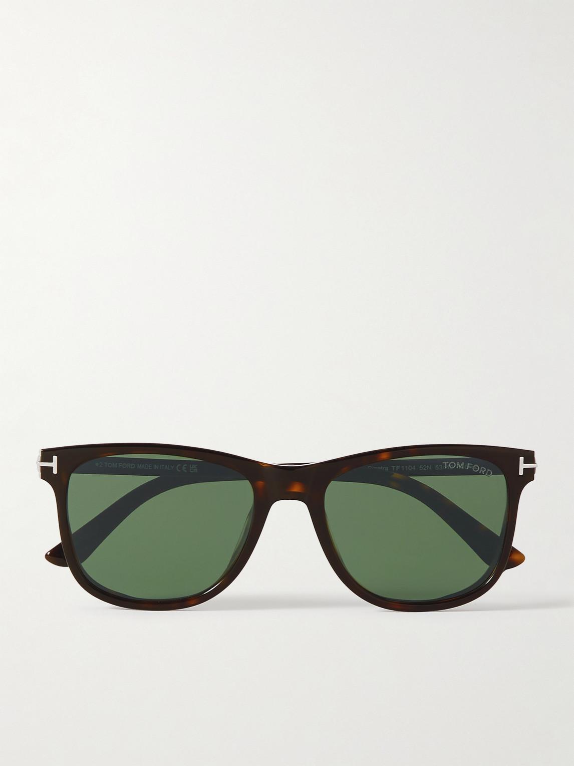 Tom Ford Sinatra D Frame Acetate And Tone Sunglasses in Green for Men Lyst Canada