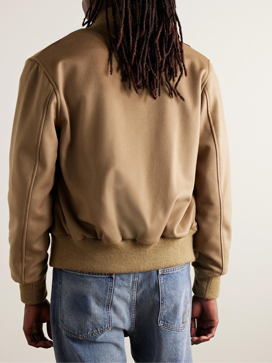 Golden Bear The Jackson Wool Bomber Jacket in Natural for Men