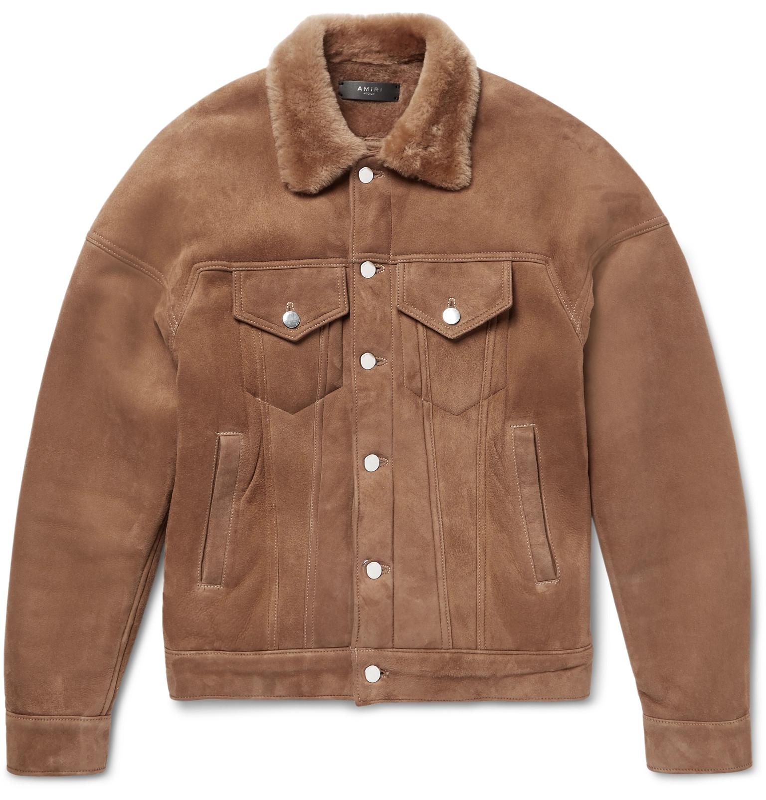 Shearling trucker sale jacket