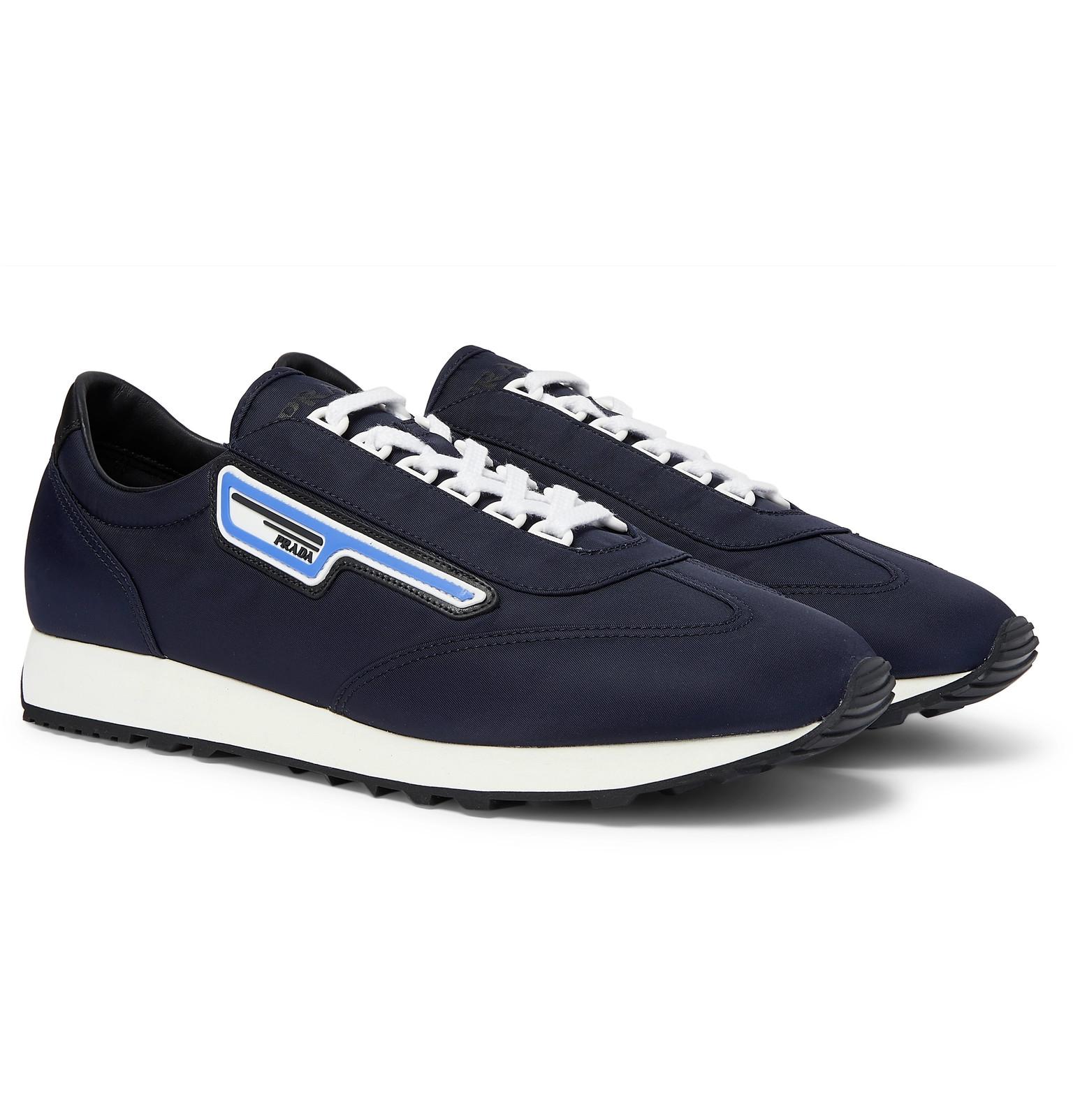 Prada Rubber Milano 70 Sneakers in Navy (Blue) for Men - Save 30% - Lyst