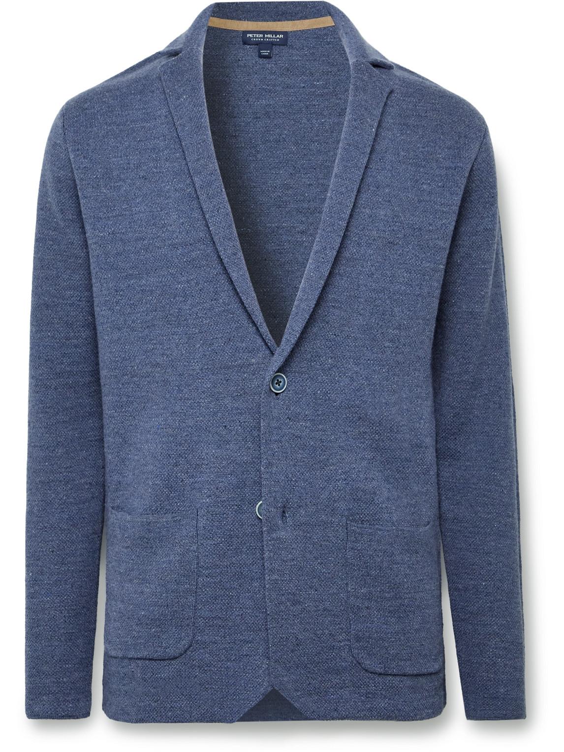 Peter Millar Concorde Slim-fit Linen And Merino Wool-blend Blazer in Blue  for Men | Lyst