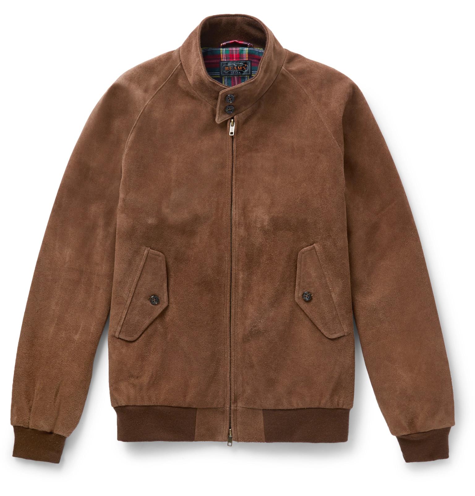 plus suede jacket