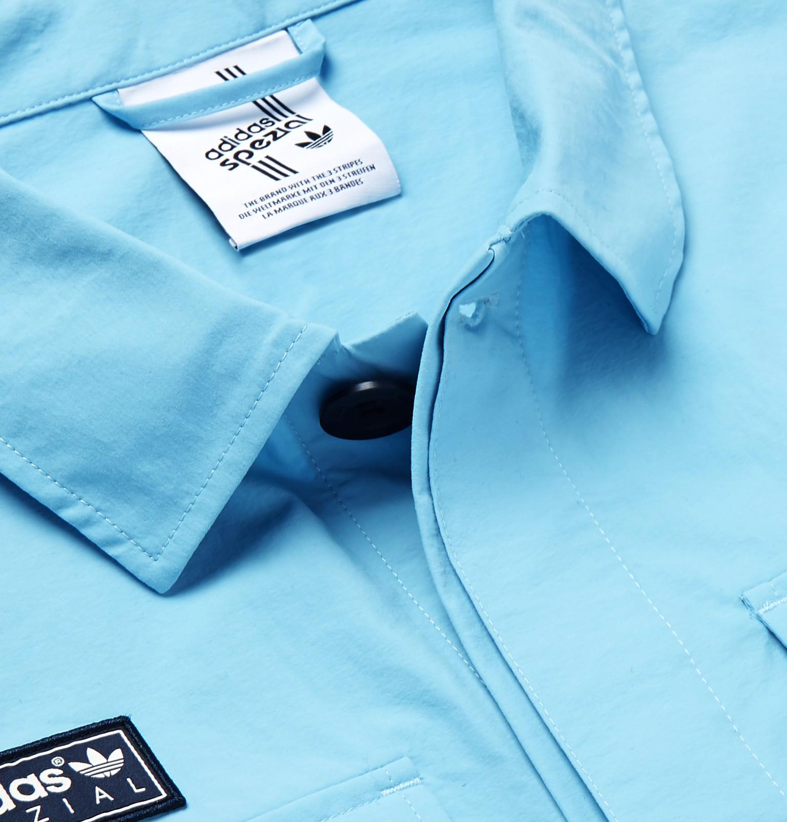 adidas Originals Spezial Gilbraith Nylon-blend Overshirt in Blue for Men |  Lyst UK