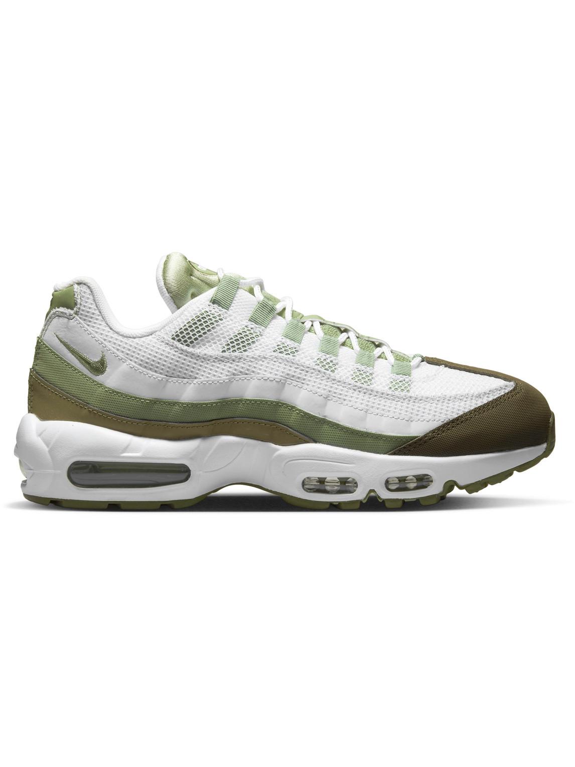 Nike Air Max 95 Shoes In White, in Green | Lyst