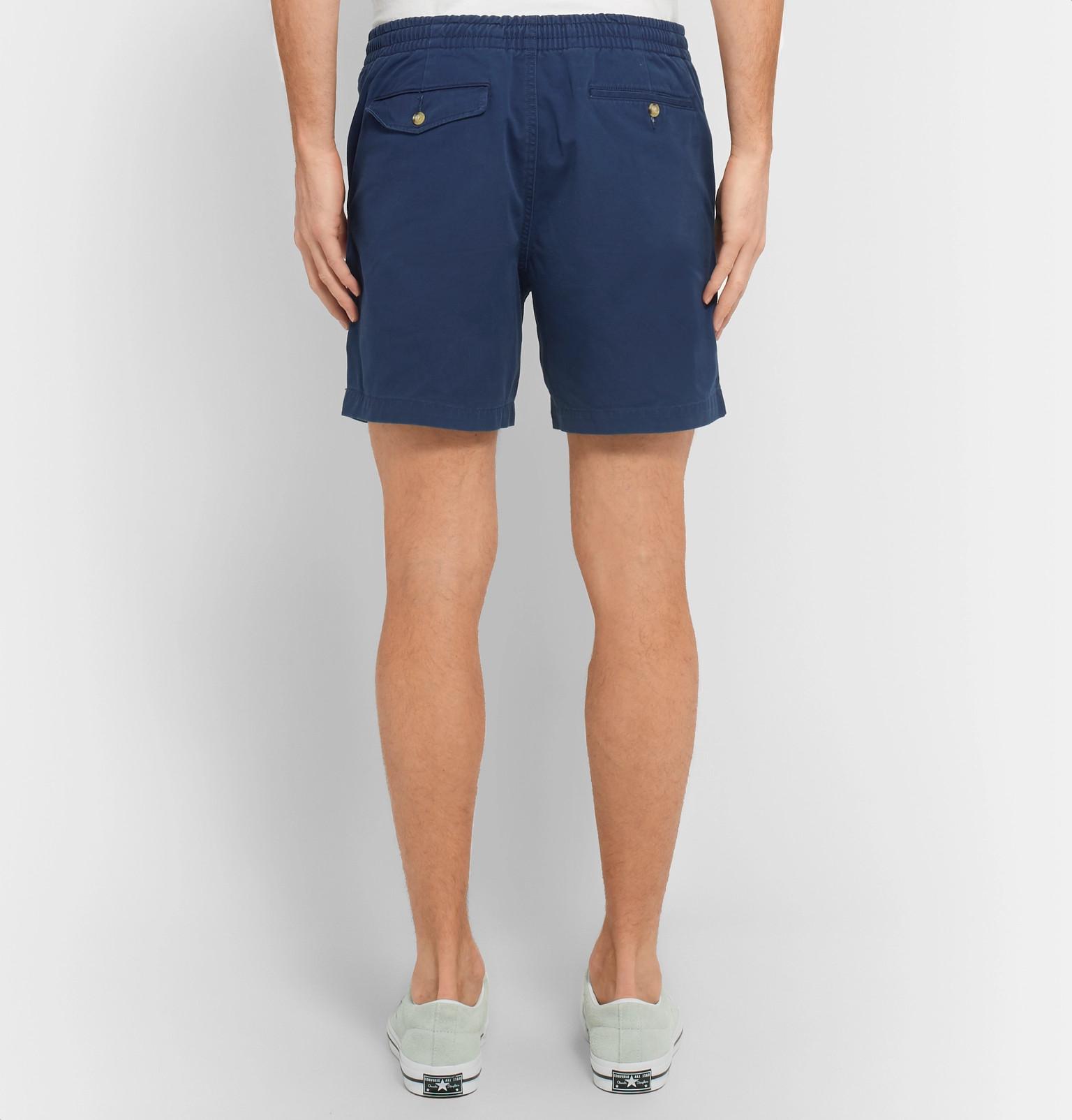Polo Ralph Lauren Prepster Stretch-cotton Twill Shorts in Navy (Blue) for Men - Lyst
