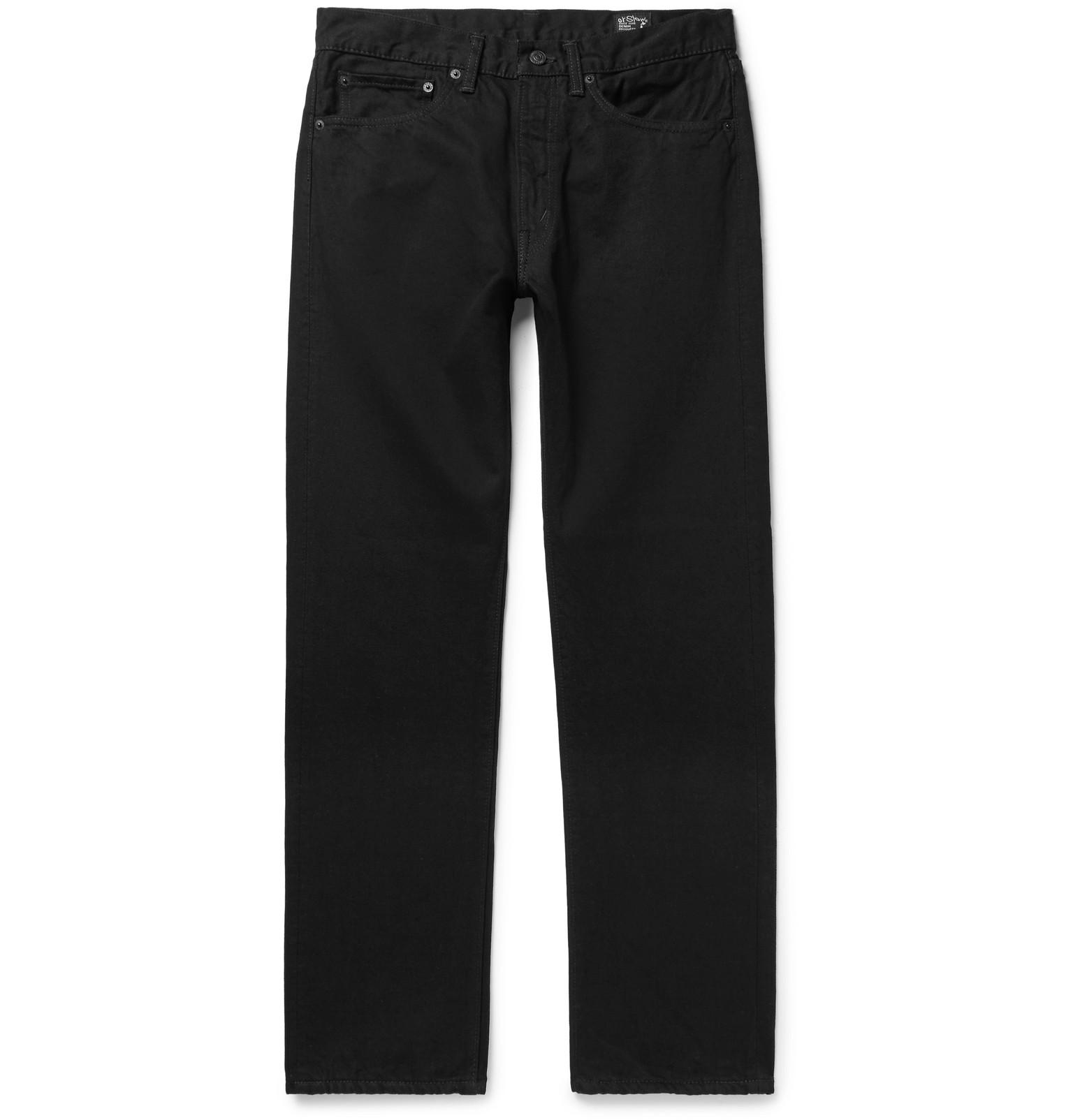 Orslow 105 Denim Jeans in Black for Men | Lyst