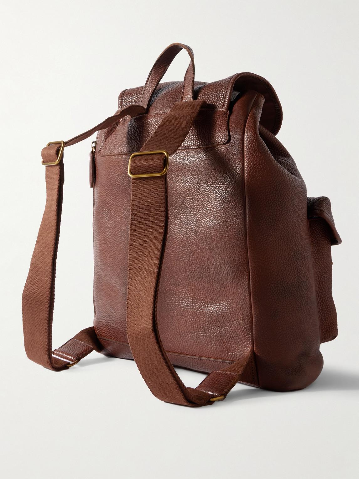 Polo Ralph Lauren Heritage Logo-Debossed Full-Grain Leather