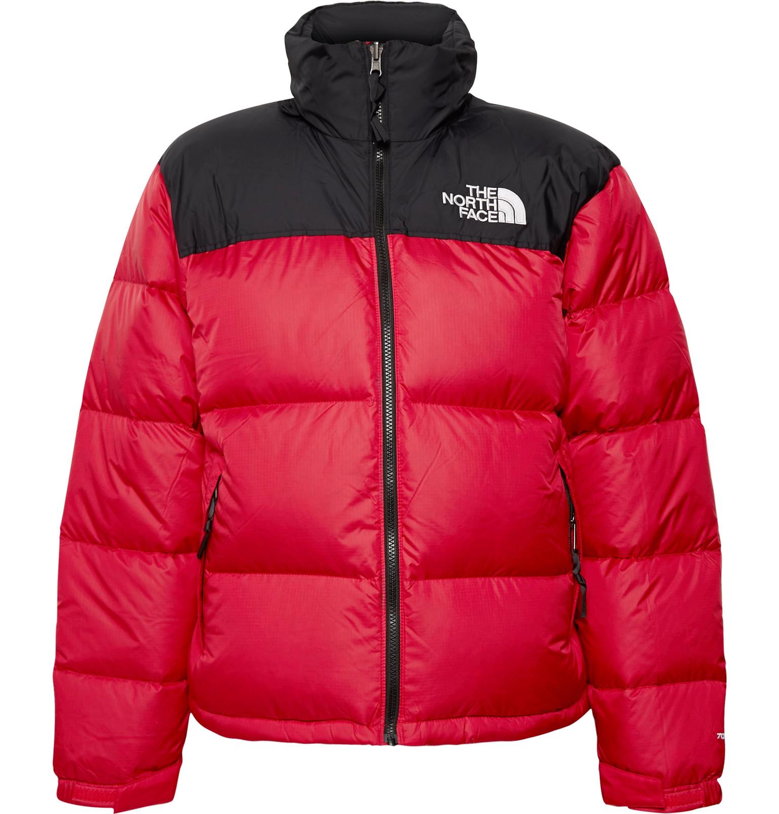 The North Face Synthetic 1996 Nuptse Colour-block Quilted Nylon-ripstop