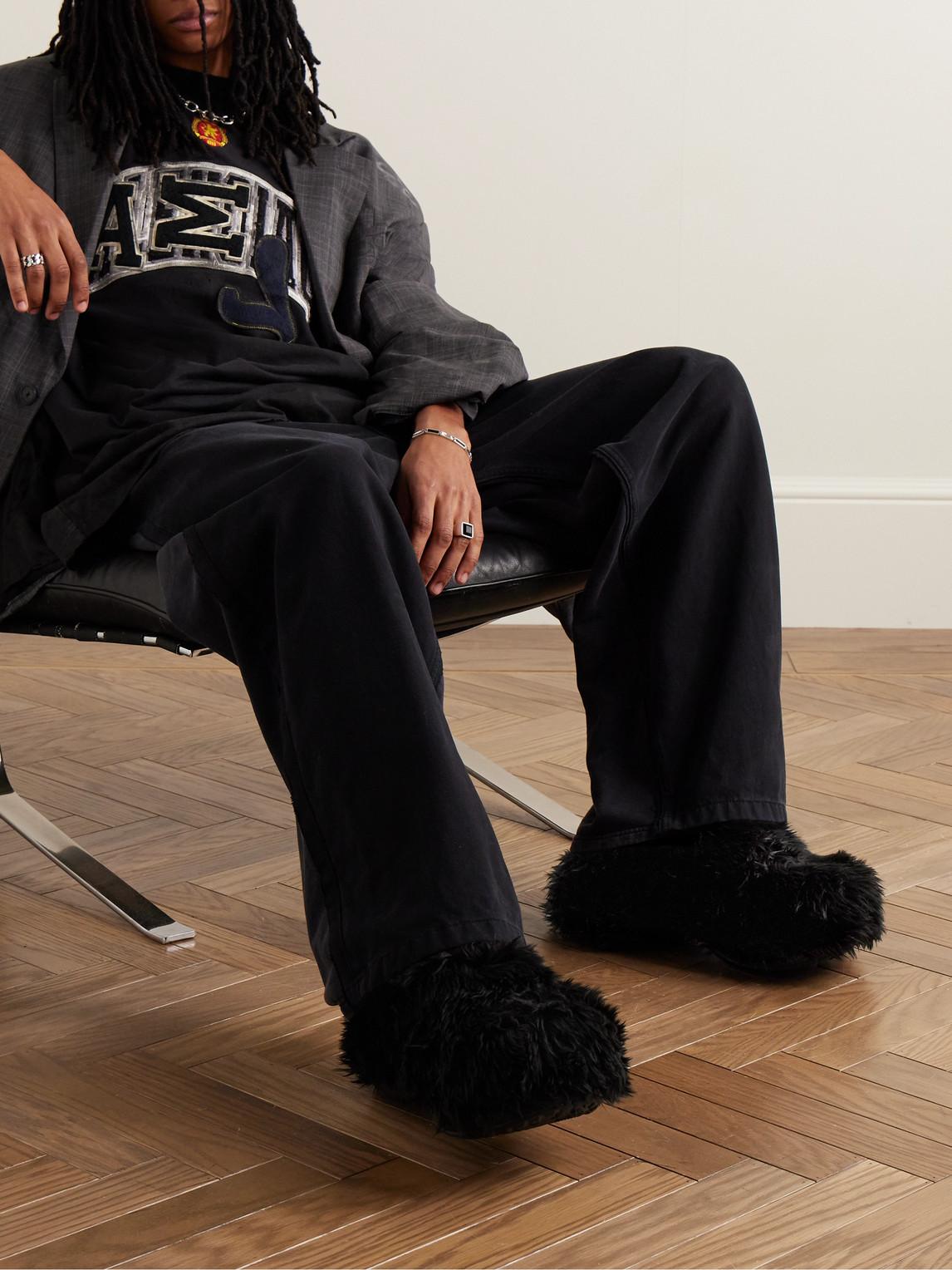 靴 BALENCIAGA CROCS MULE EVA FAKE FUR Balenciaga Crocs Faux Fur Eva Clogs in Black for Men | Lyst Canada