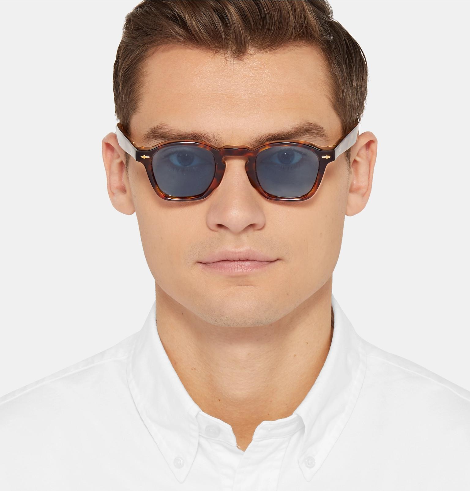 Jacques Marie Mage Leather - Zephirin Square-frame Tortoiseshell