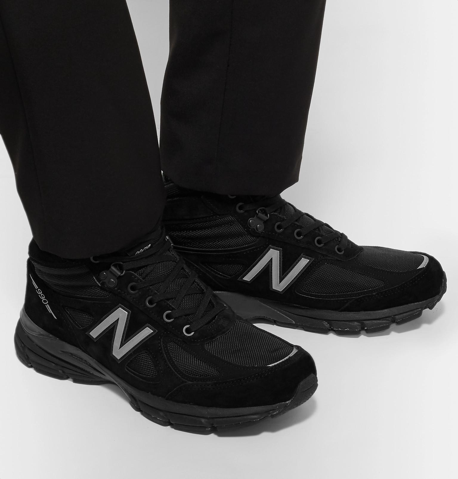 New Balance 990v4 Suede And Mesh High 