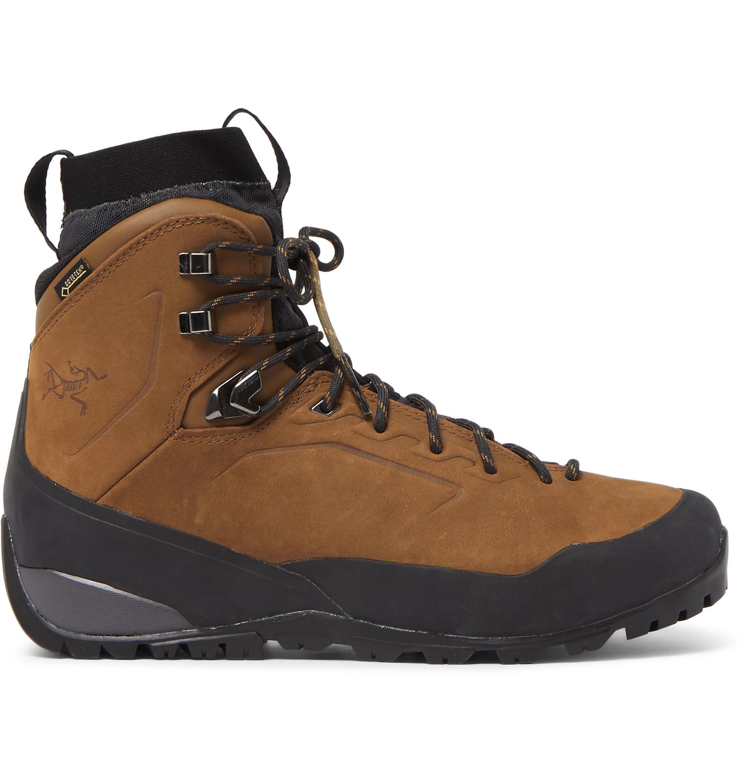 Arc'teryx Bora Gtx Waterproof Nubuck Hiking Boots in Brown for Men | Lyst