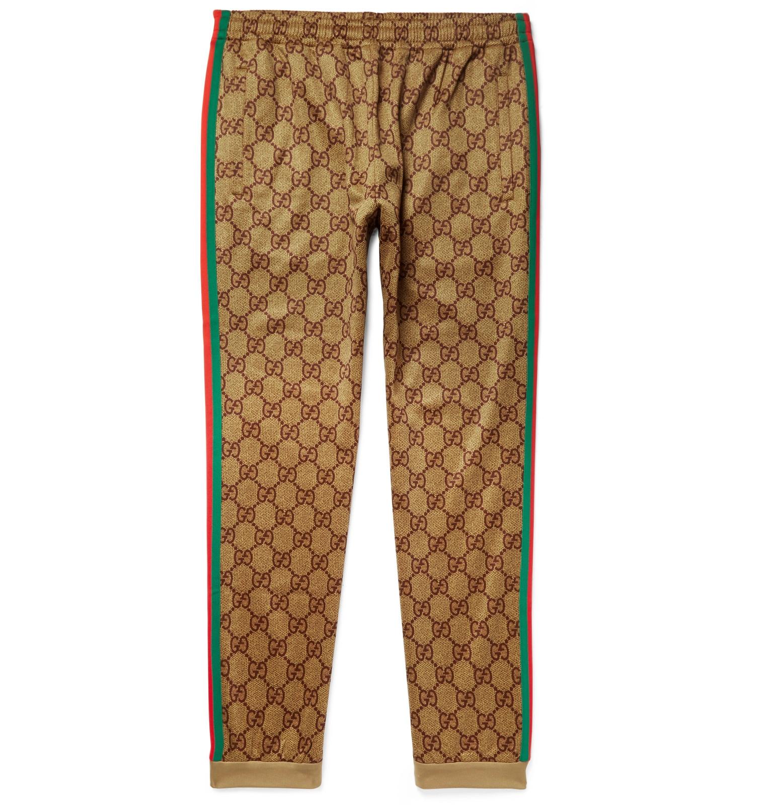 gucci brown sweatpants