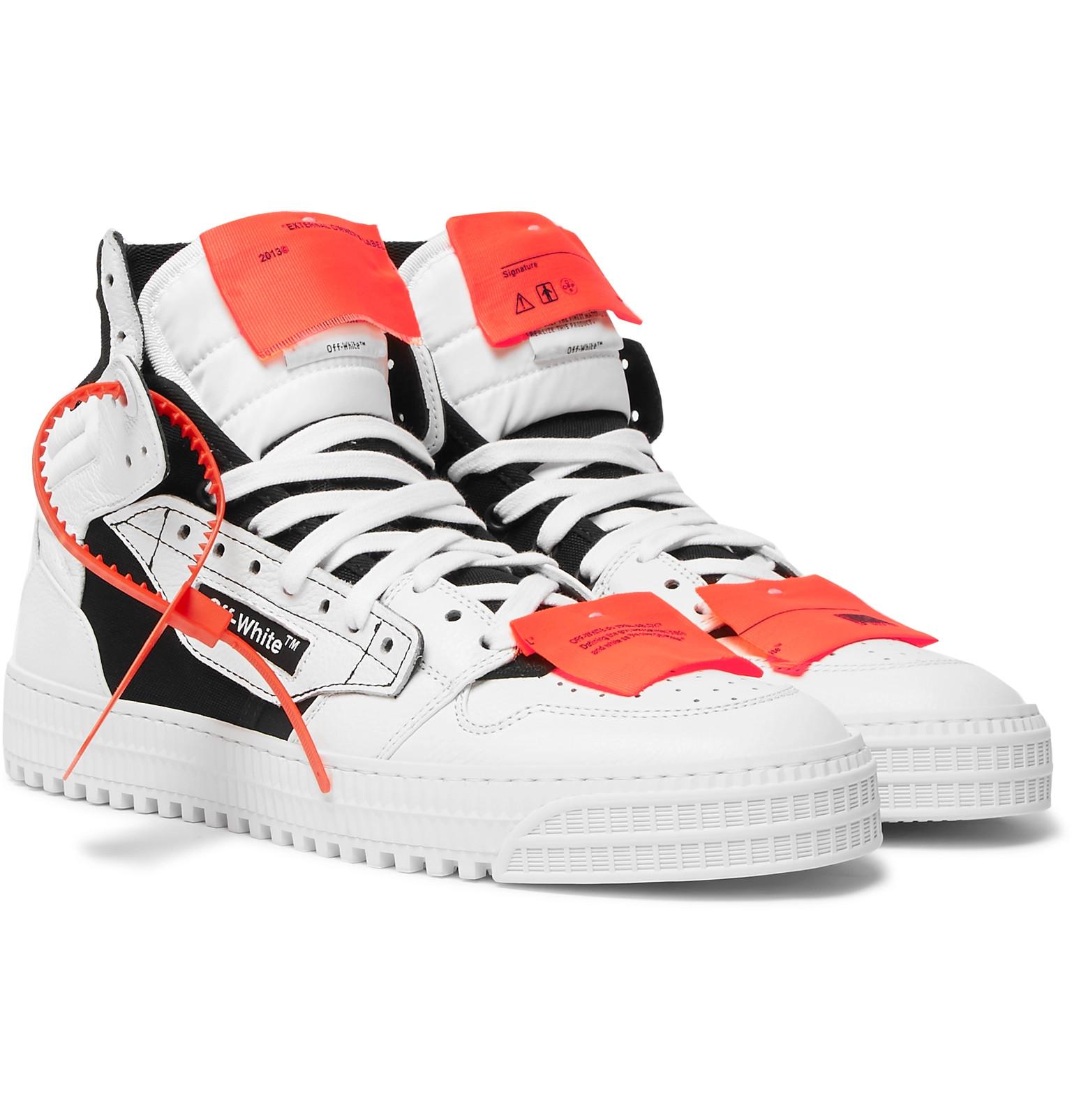 off white off court high tops