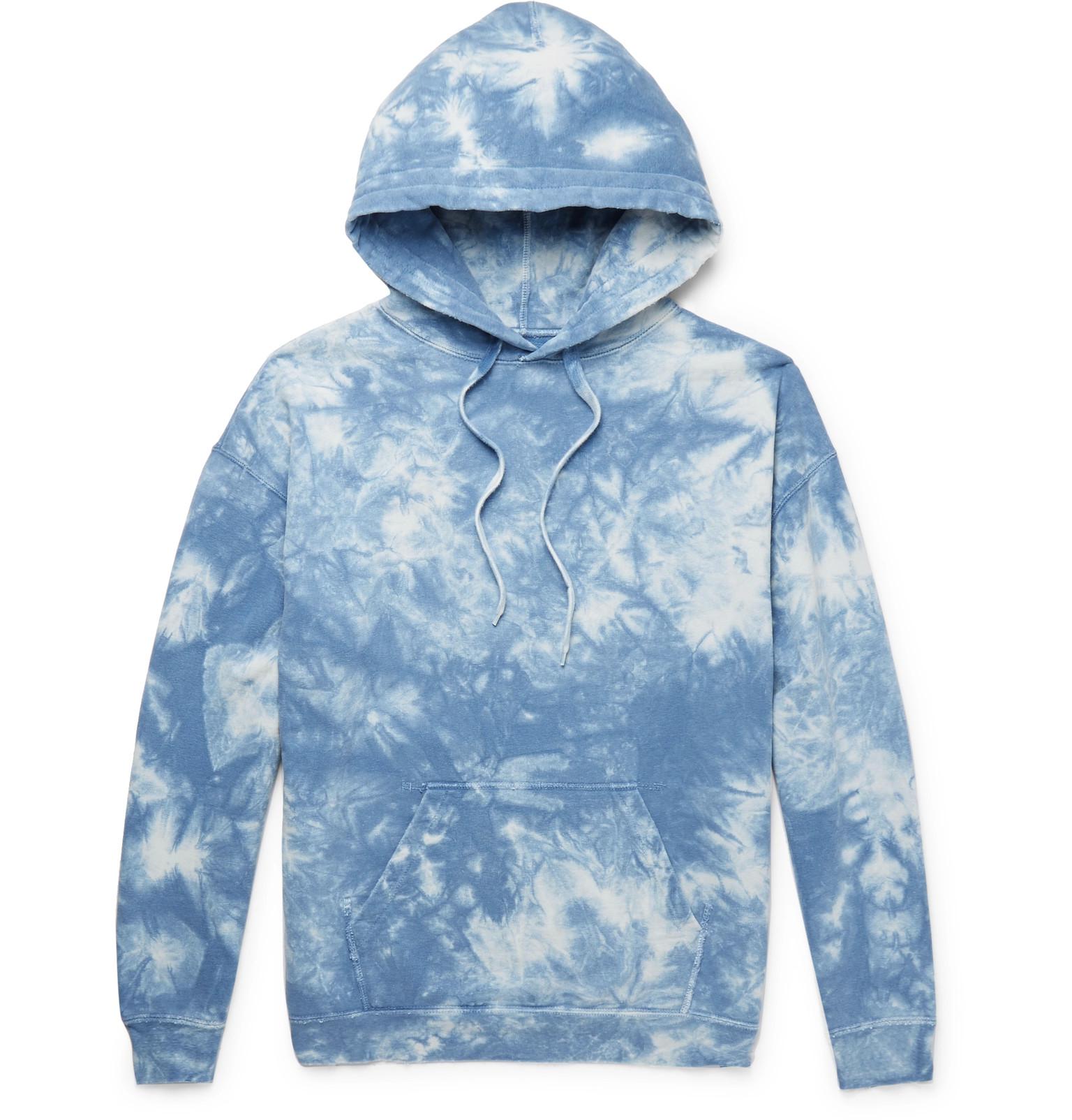 distressed tie dye sweatshirt