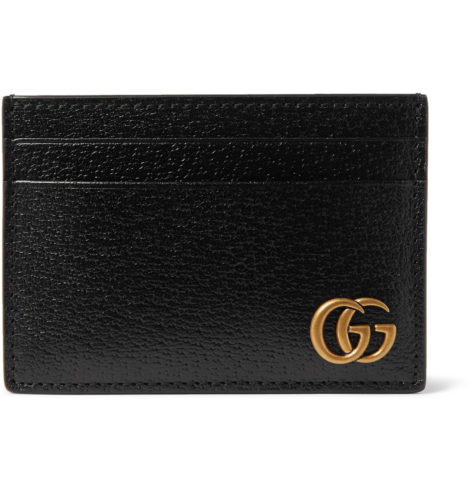 Full-Grain Leather Cardholder with Money Clip