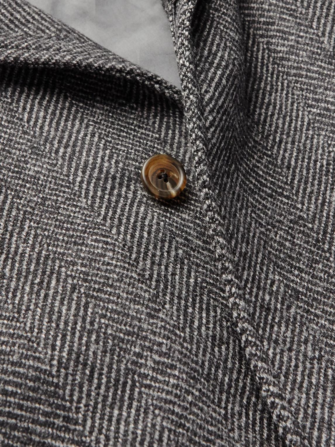 Mens grey herringbone coat shop