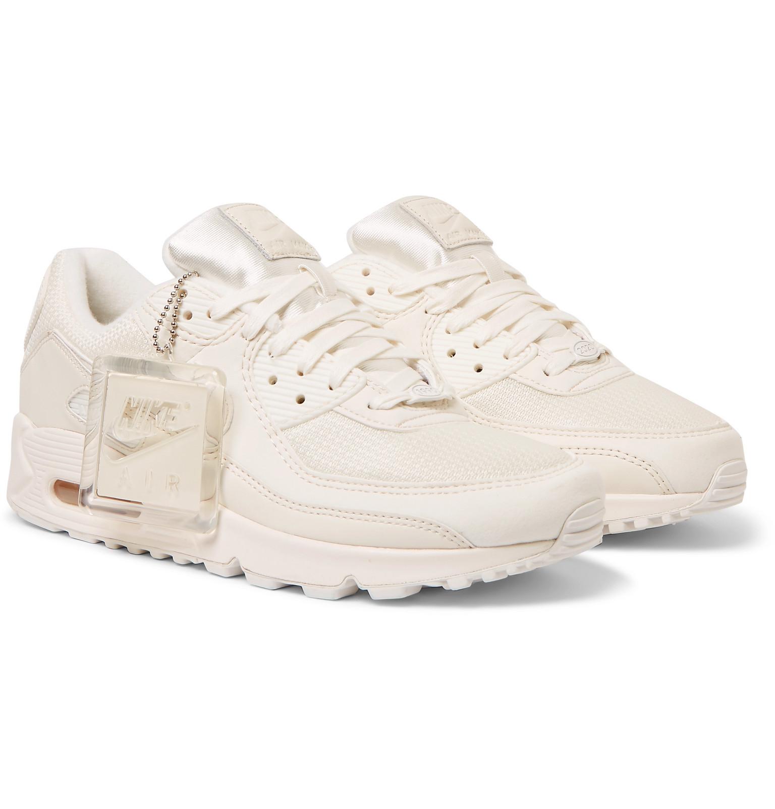 Nike Air Max 90 Cs Leather And Mesh Sneakers in White for Men | Lyst  Australia