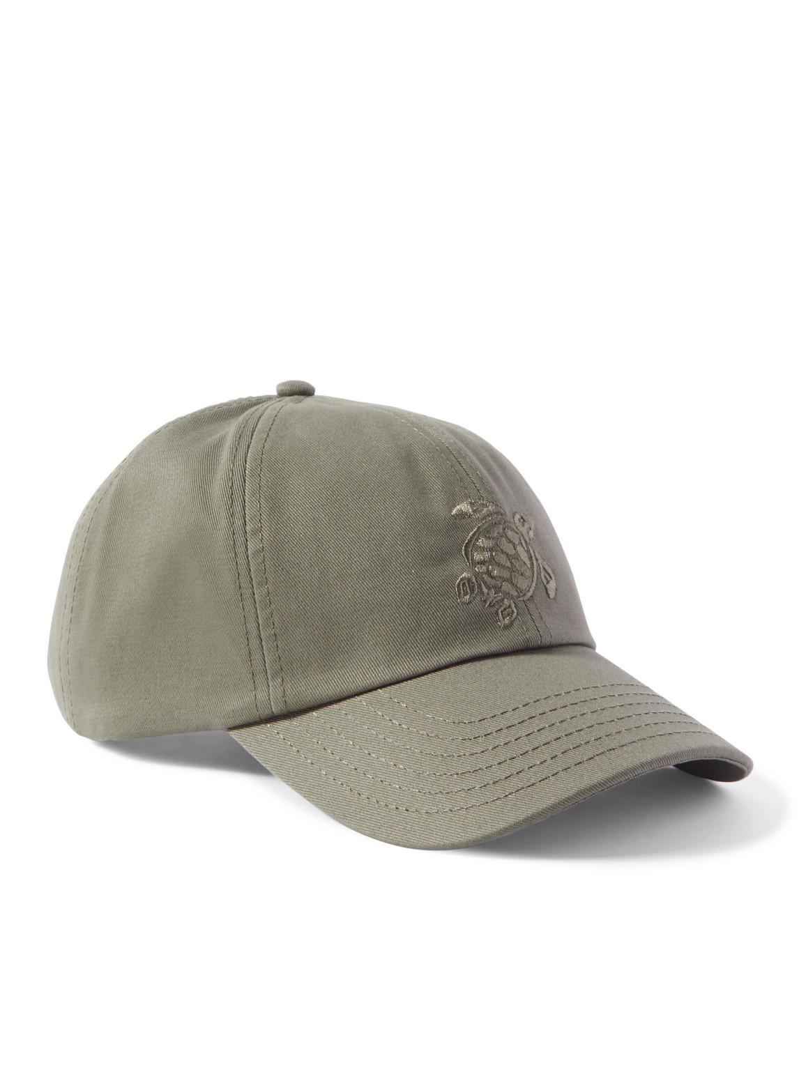 Vilebrequin Logo-embroidered Cotton-twill Baseball Cap in Gray for Men |  Lyst