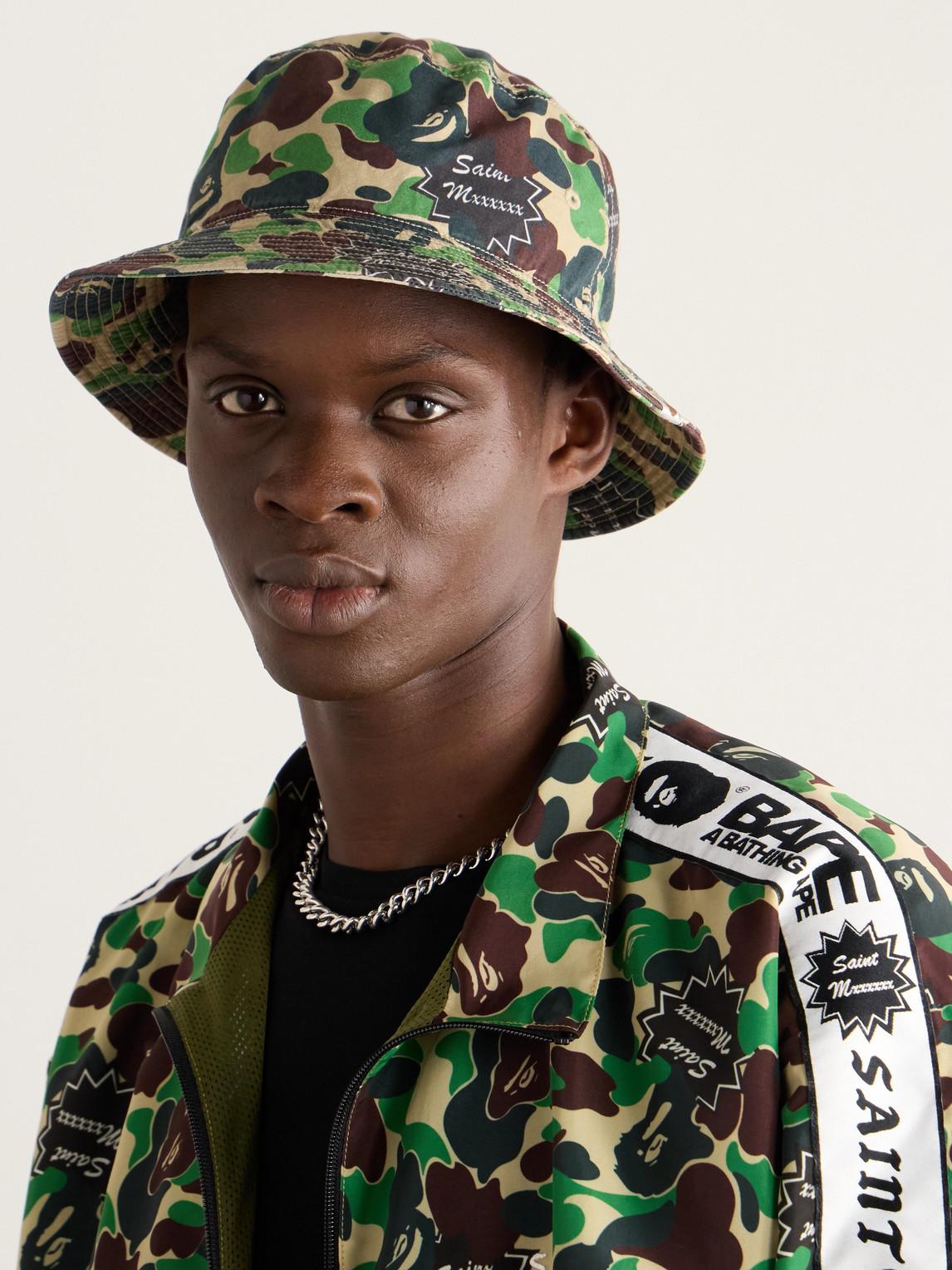 SAINT Mxxxxxx BAPE_BUCKET HAT