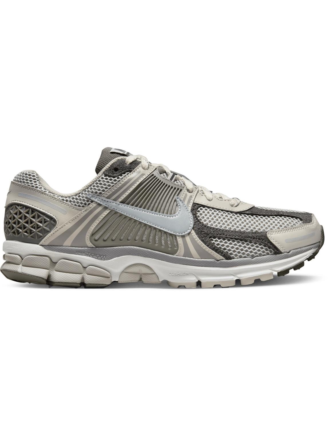 Nike Zoom Vomero 5 Rubber-trimmed Mesh And Faux Suede Sneakers in Gray ...